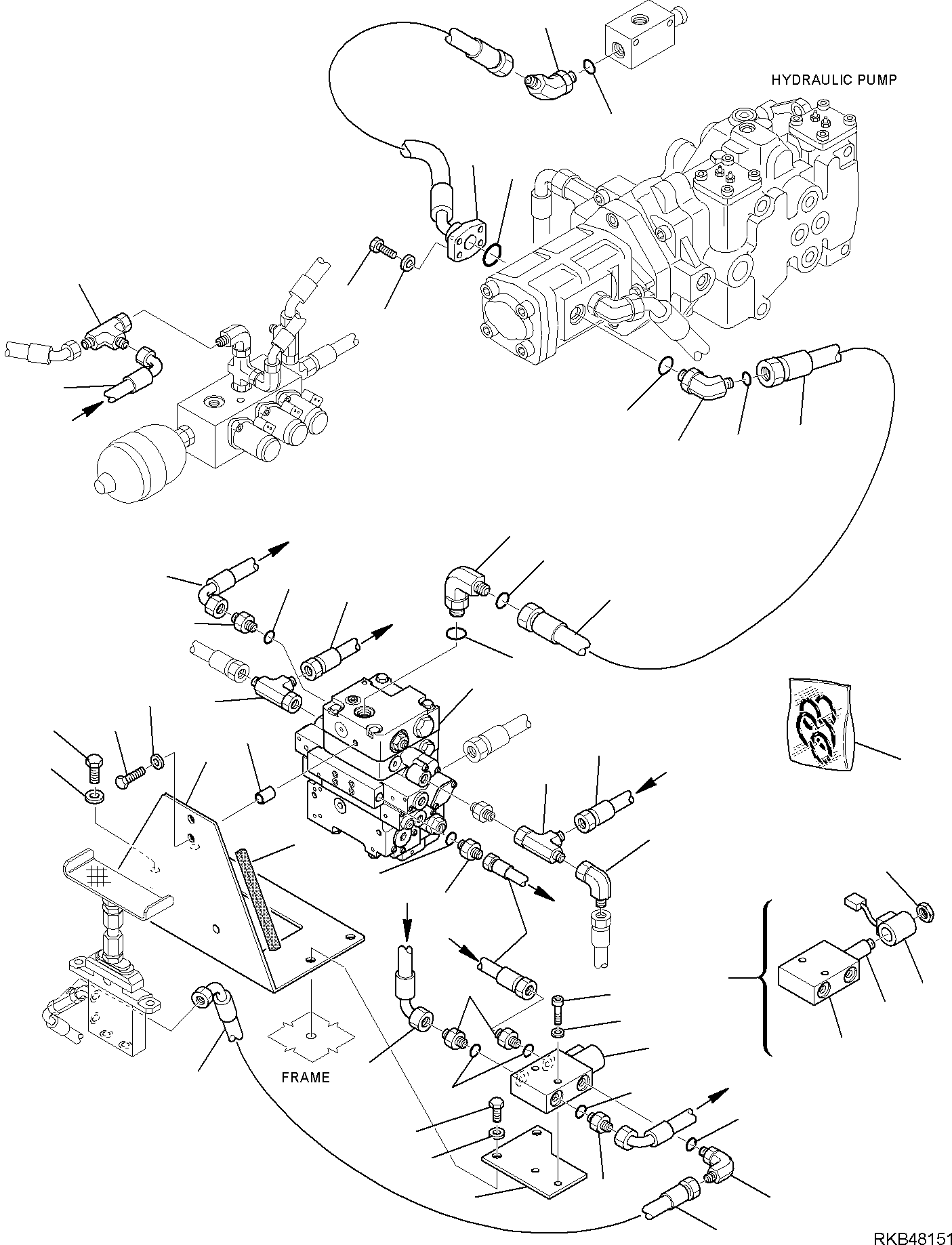 Шланг 37B-62-12171 KOMATSU