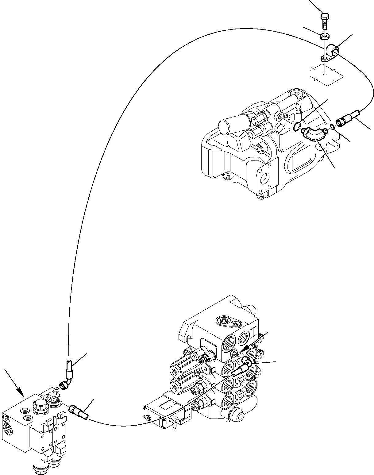 Шланг 395-62-14860 KOMATSU