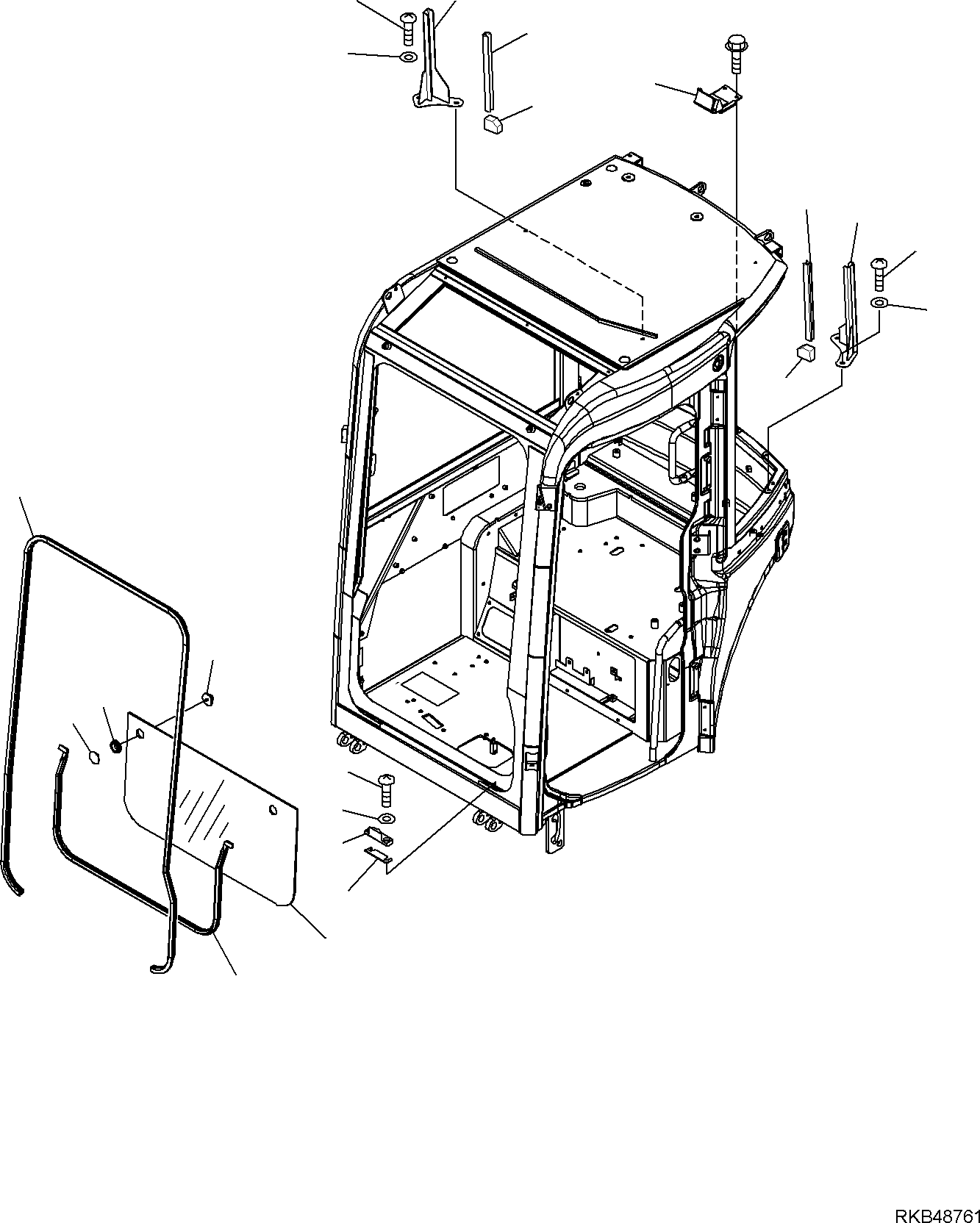 Резиновый элемент 22J-54-R7940 KOMATSU