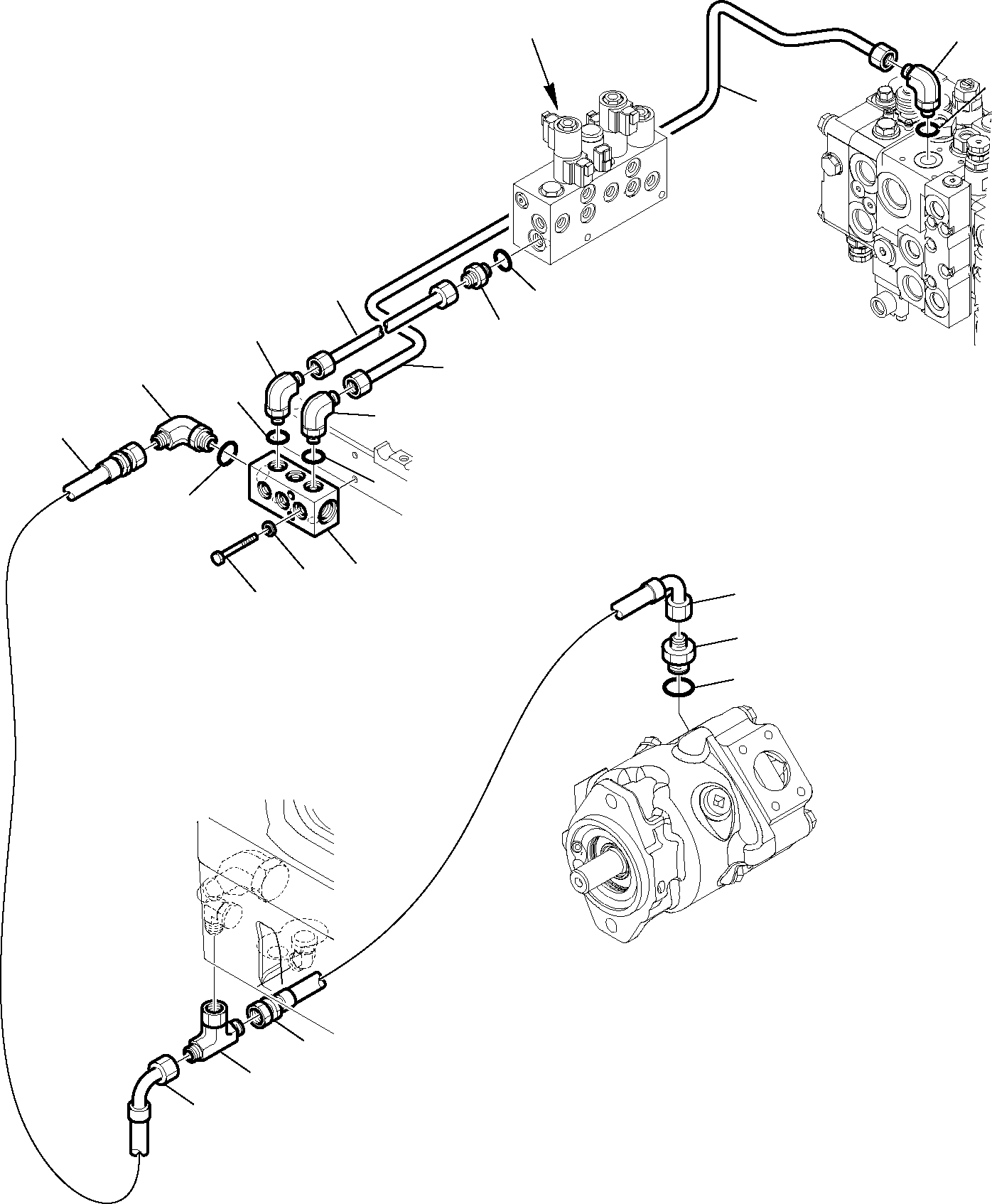 Шланг 42N-62-12882 KOMATSU