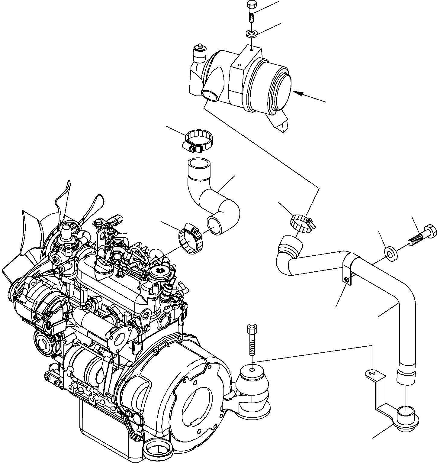 Шланг 22J-02-R5121 KOMATSU