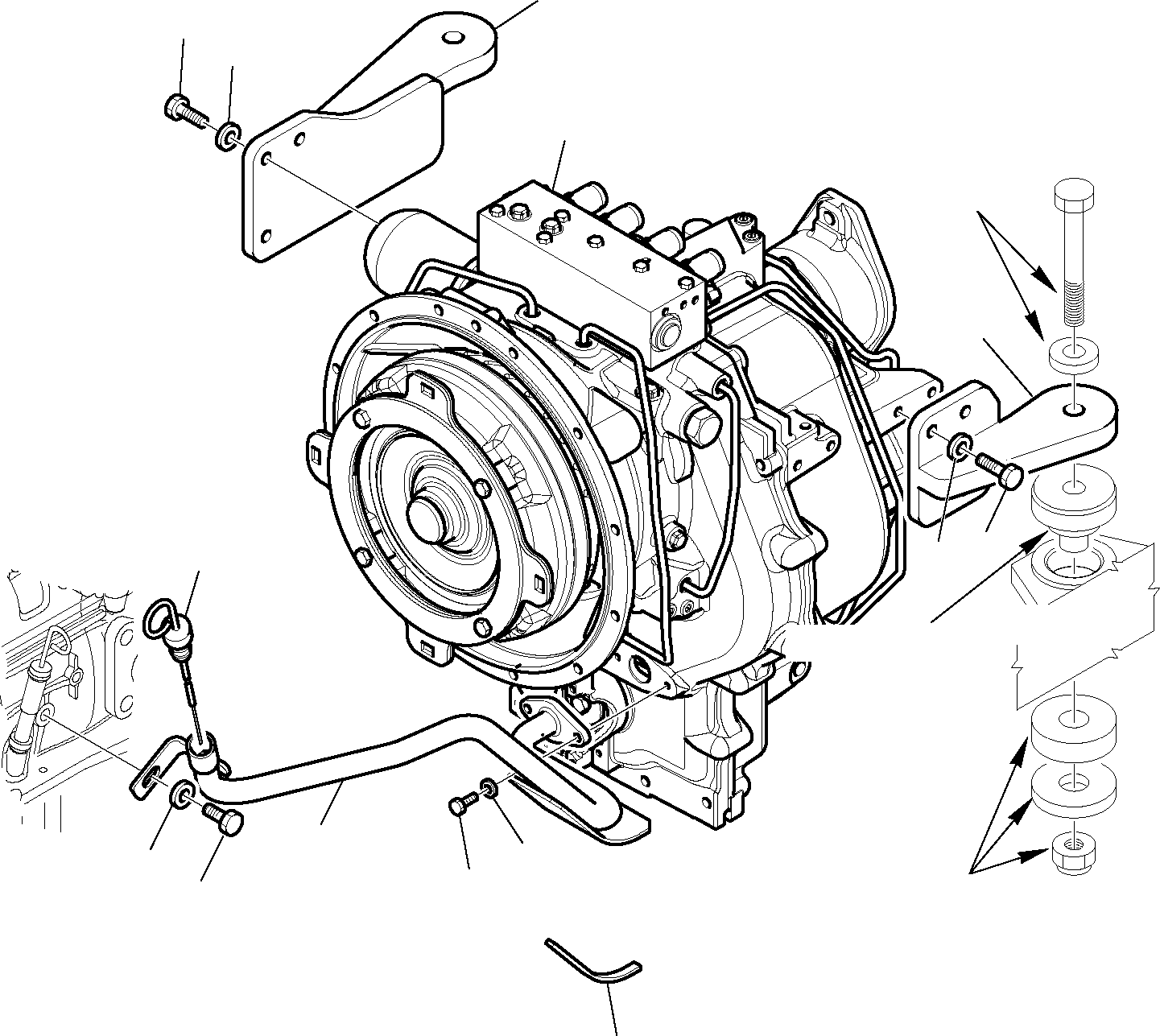 TRANSMISSION , ASSEMBLY (42N-15-11501) KOMATSU
