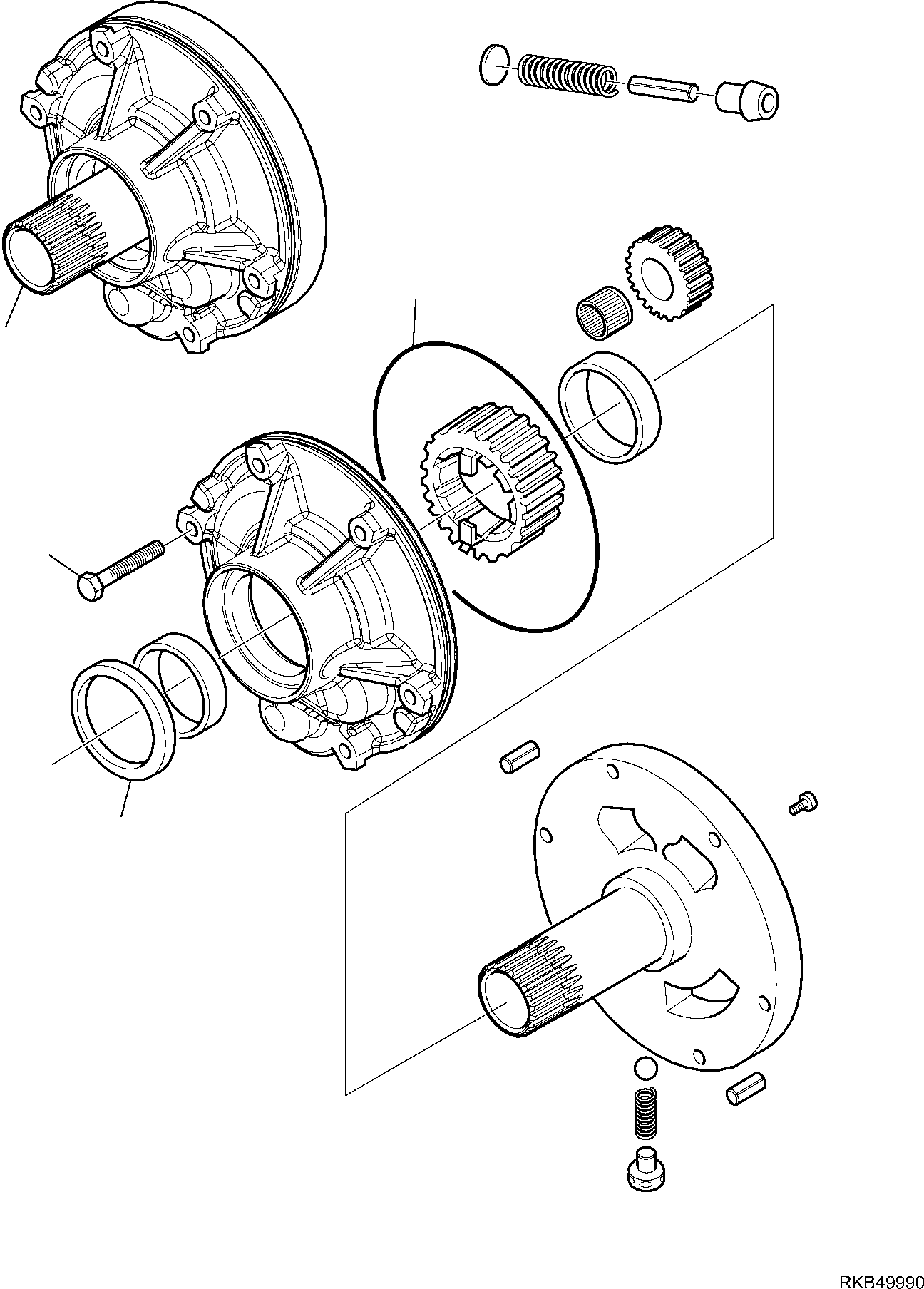 TRANSMISSION , ASSEMBLY 42N-15-11531 KOMATSU