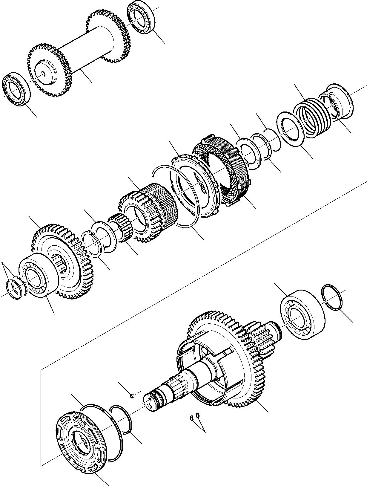 SHAFT AND HOUSING CA0148670 KOMATSU