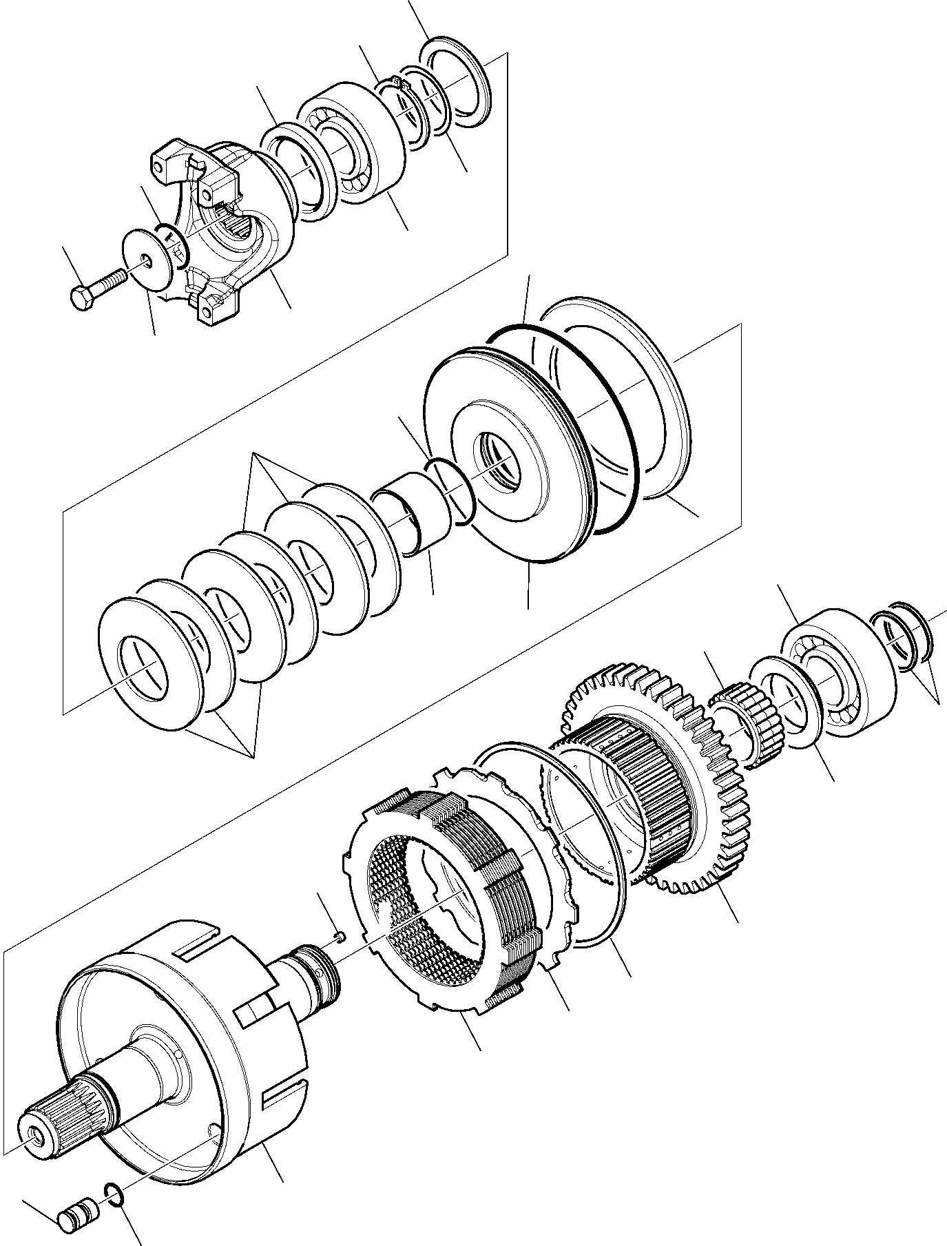 SHAFT AND HOUSING CA0148644 KOMATSU