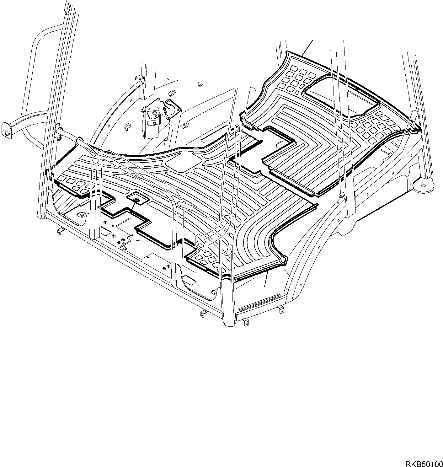 MAT, FRONT 42N-54-14830 KOMATSU