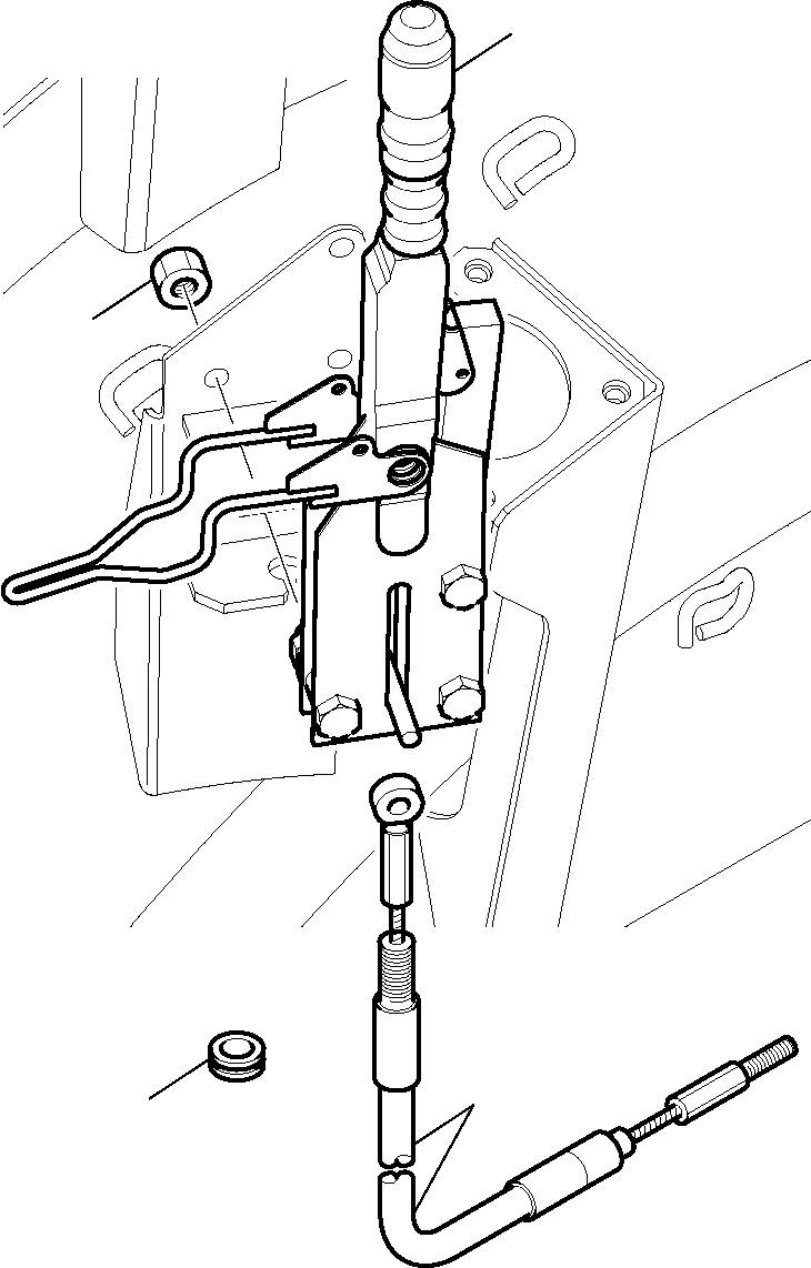 LEVER, ASSEMBLY, HAND BRAKE 42N-56-11971 KOMATSU