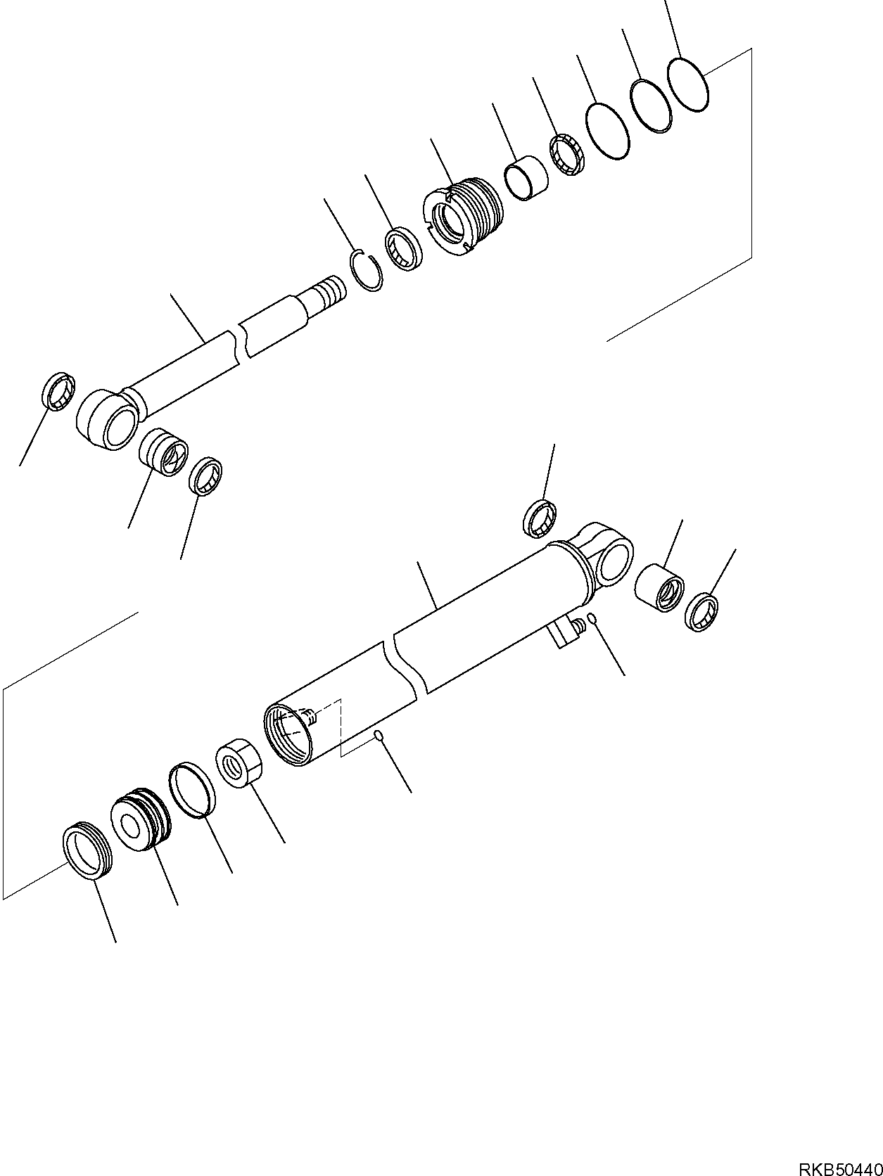 ARM CYLINDER 707-00-0Y330 KOMATSU
