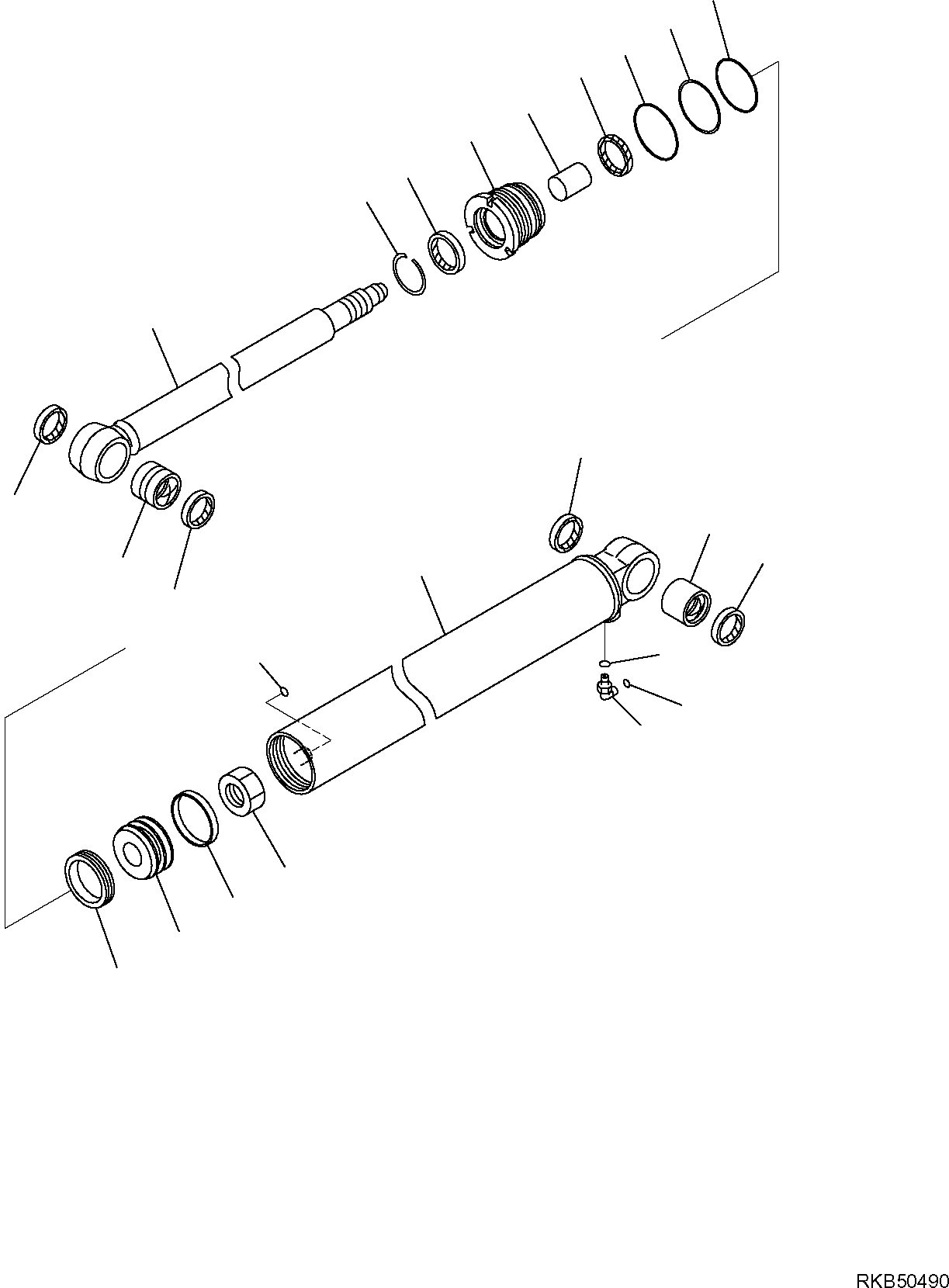 ARM CYLINDER 707-00-0Y380 KOMATSU