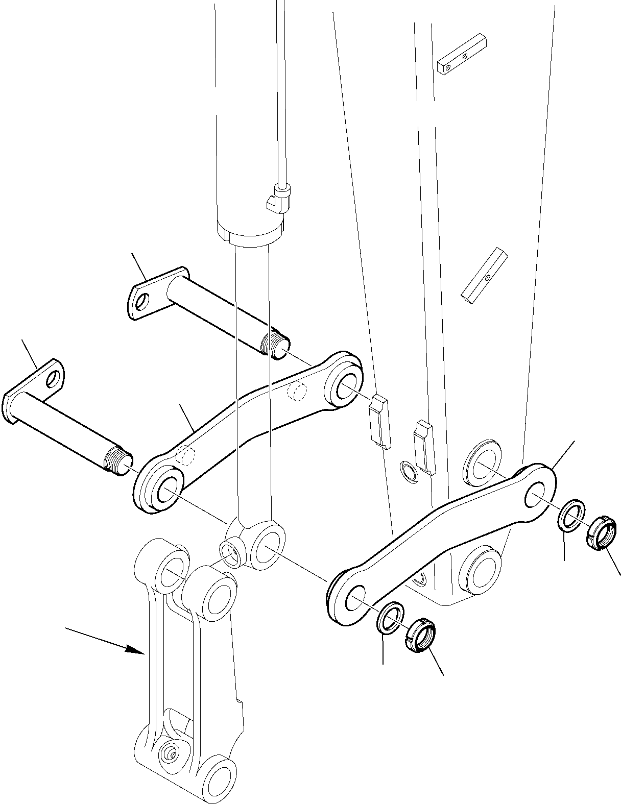 LINK, (L.H.) 42N-856-3540 KOMATSU