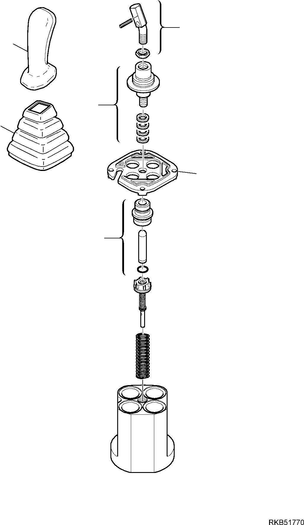 PPC VALVE, L.H. 42N-64-11240 KOMATSU