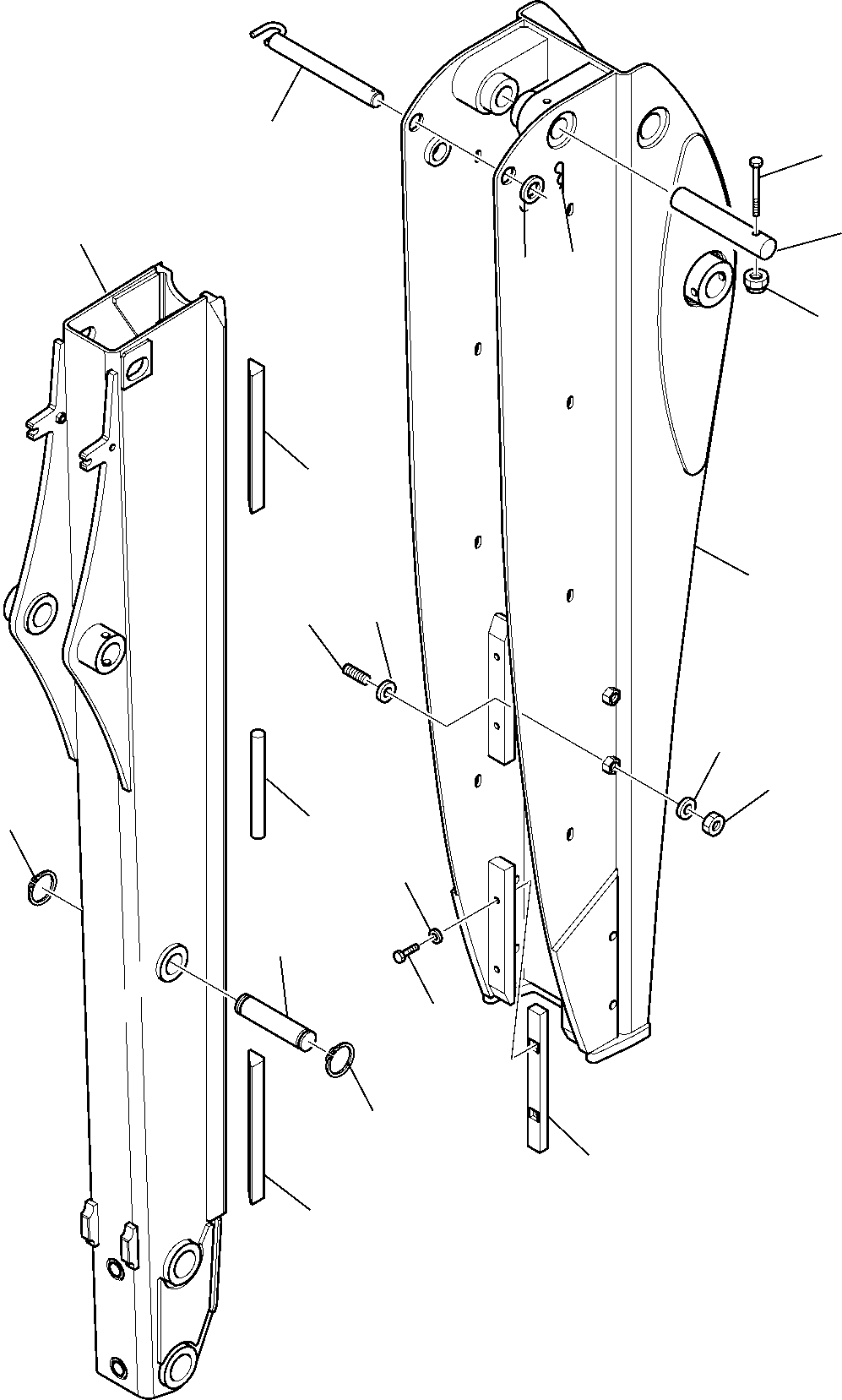 JIG ARM - FIXED PART ASSEMBLY 42N-856-1610 KOMATSU