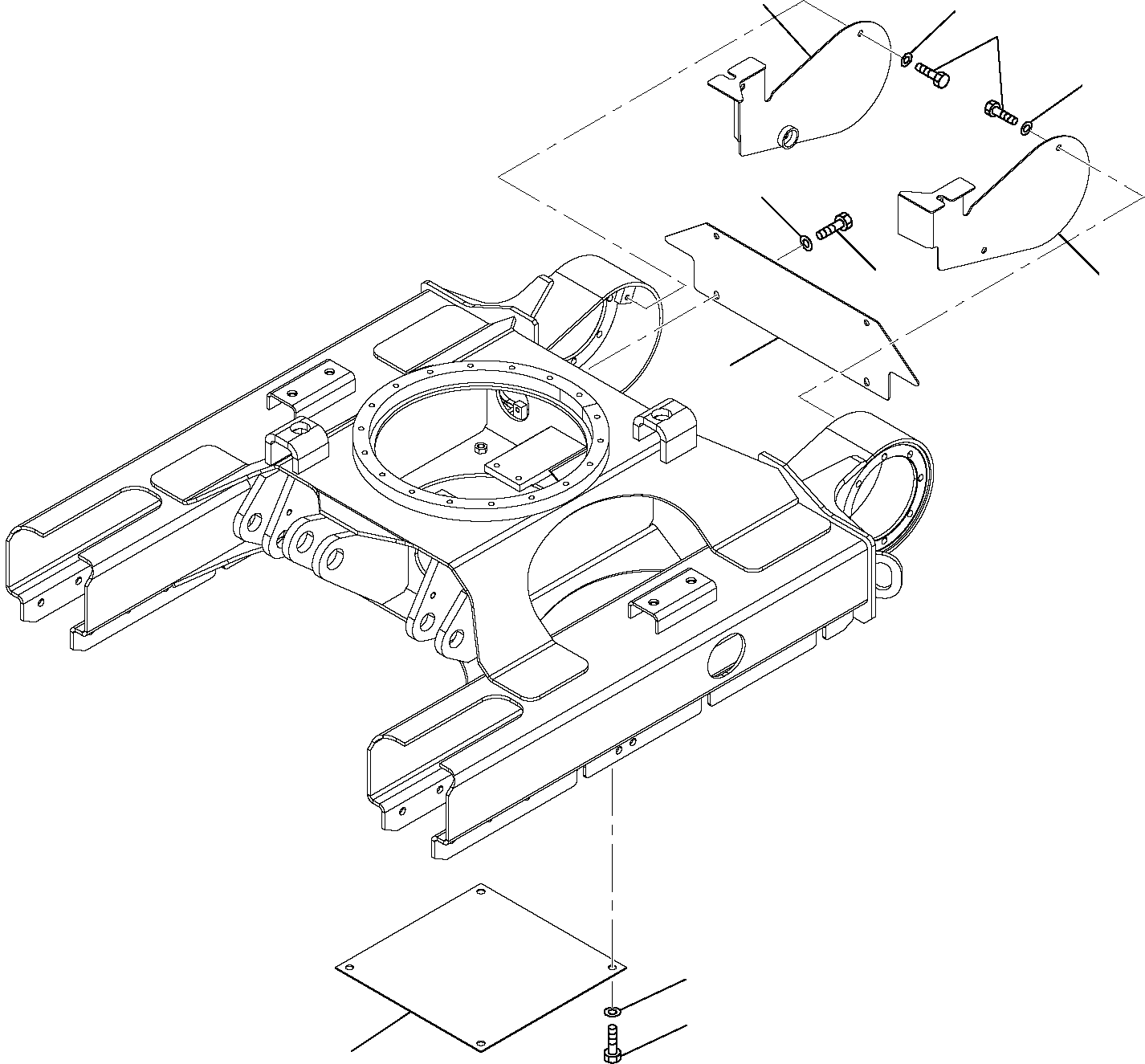 Крышка 20W-30-R1222 KOMATSU