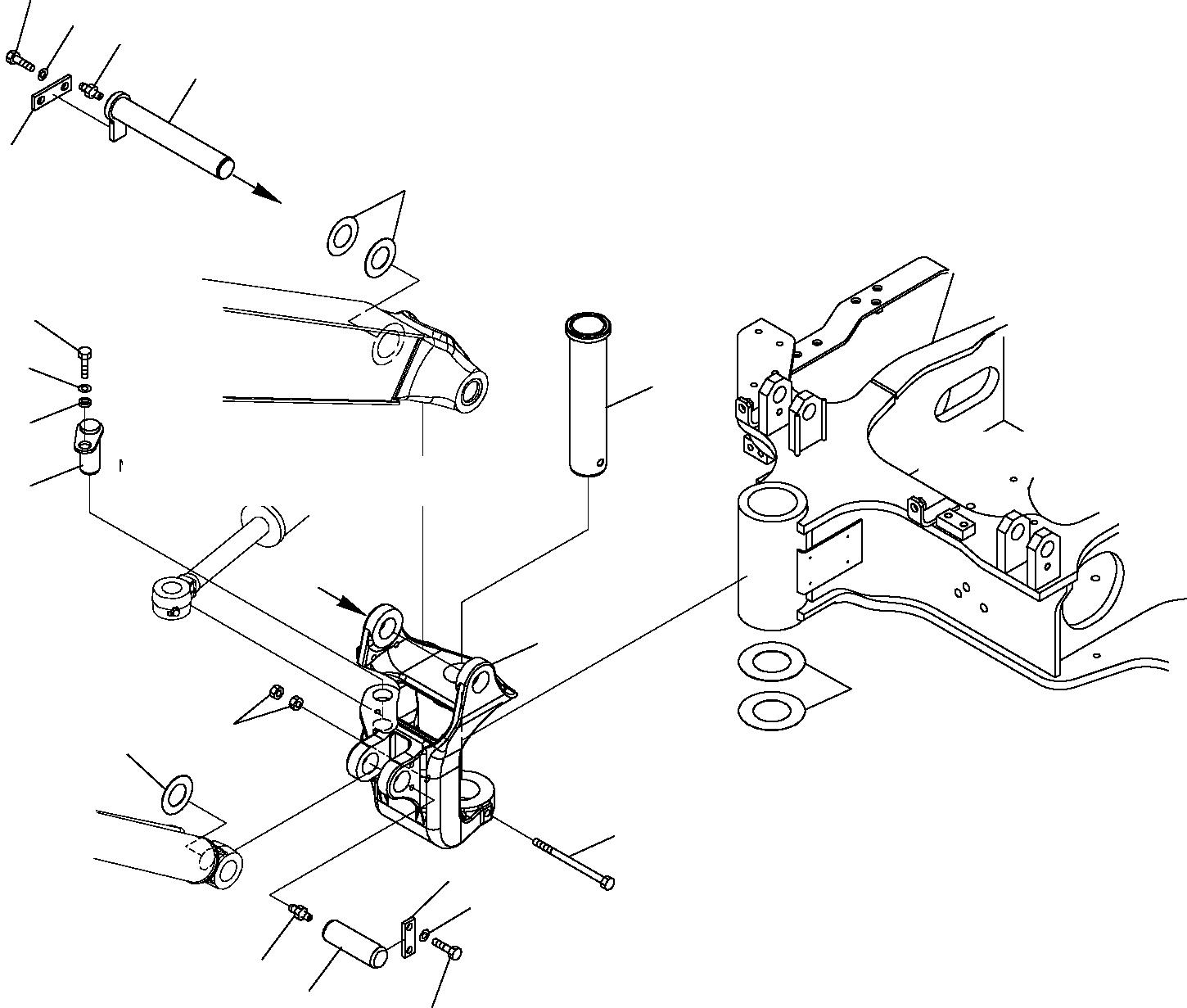 PIN, ASSEMBLY 22J-70-25281 KOMATSU