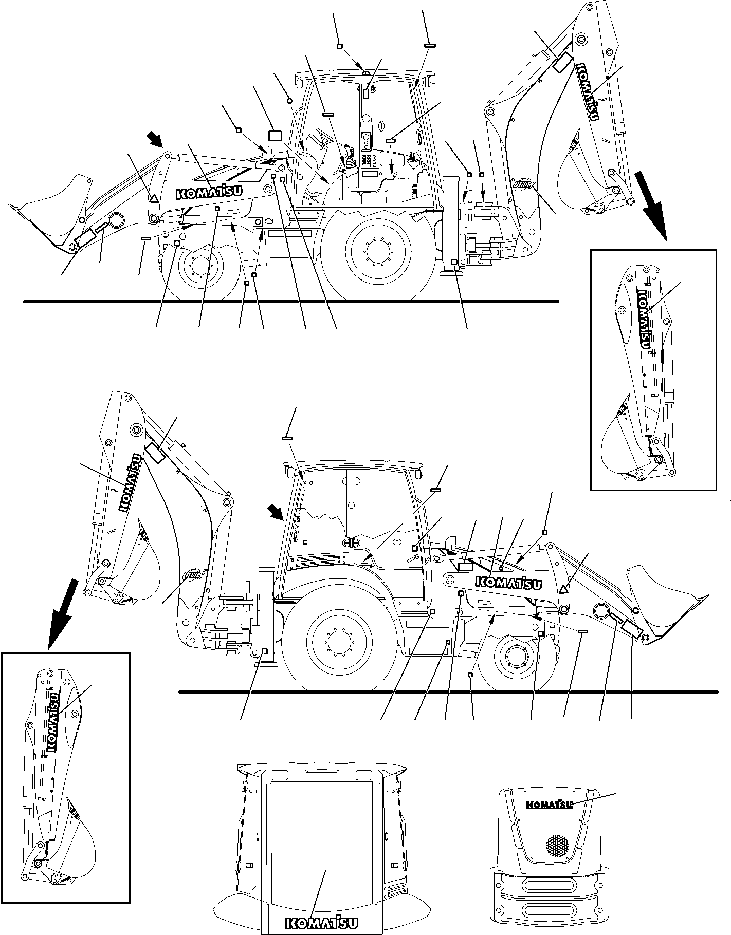 MARK PLATE, FUSE BOX, WITH AIR SUSPENDED SEAT 42N-56-15050 KOMATSU