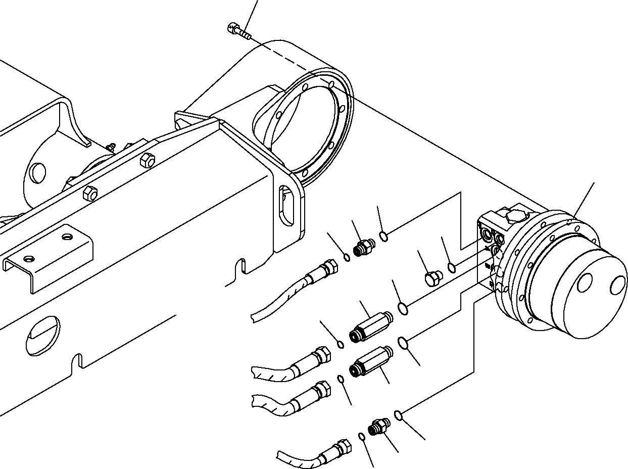 Ниппель 22L-09-R7560 KOMATSU