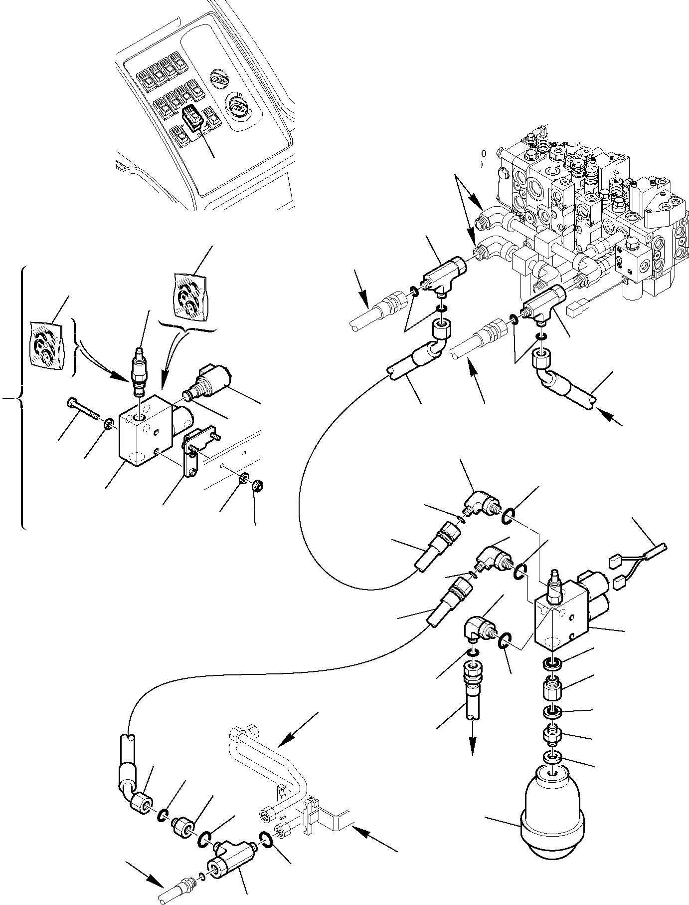 Соединительный штуцер 37D-09-53431 KOMATSU