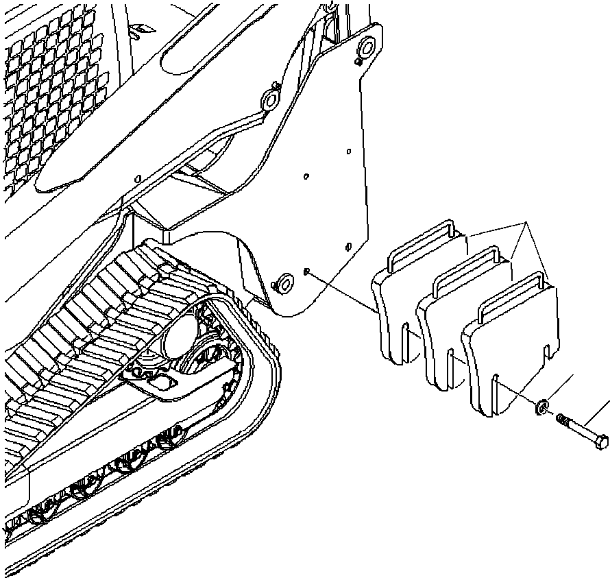 COUNTERWEIGHT 2939-69-1110 KOMATSU