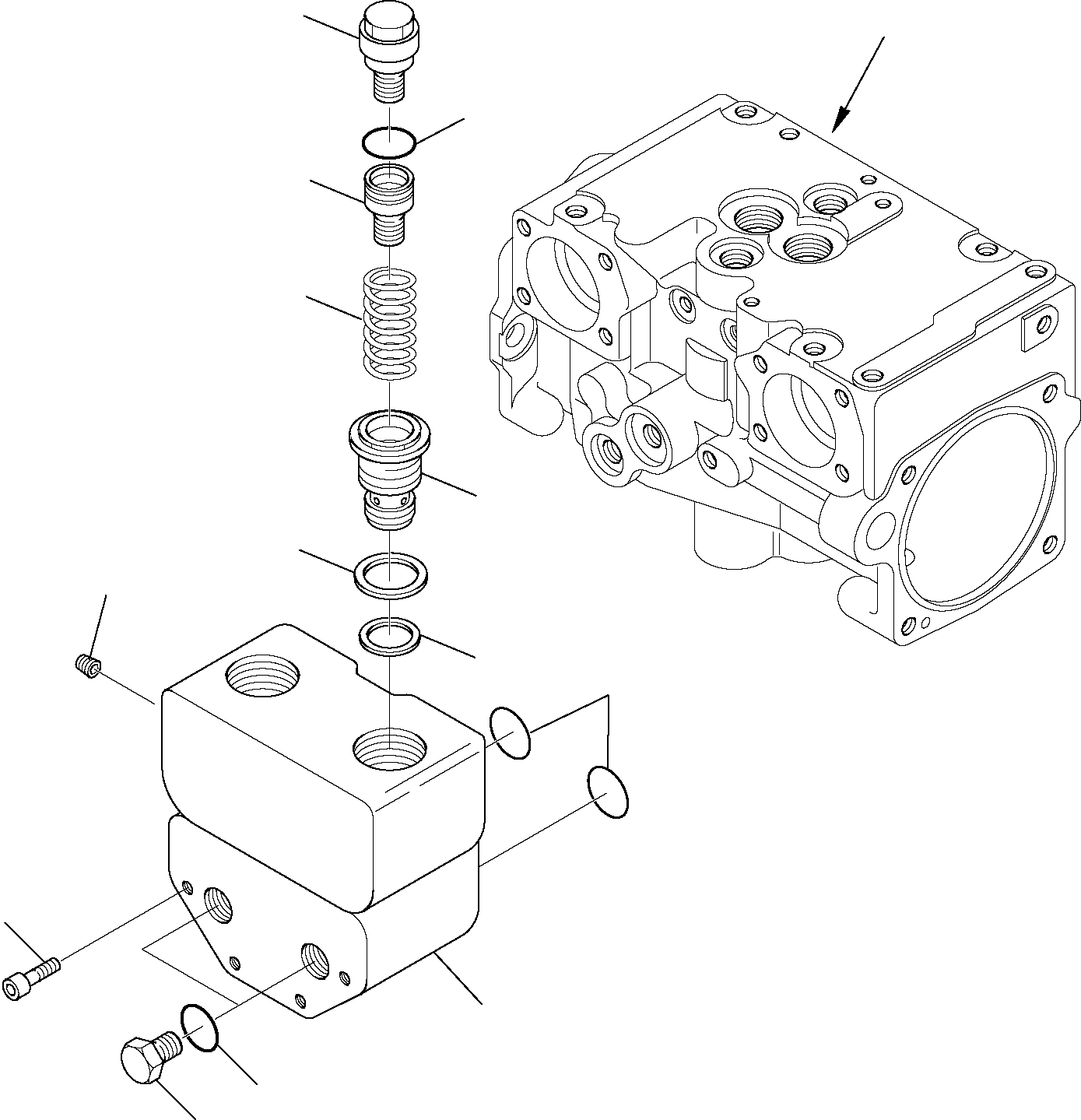 HOUSING, VALVE 720-2T-03520 KOMATSU