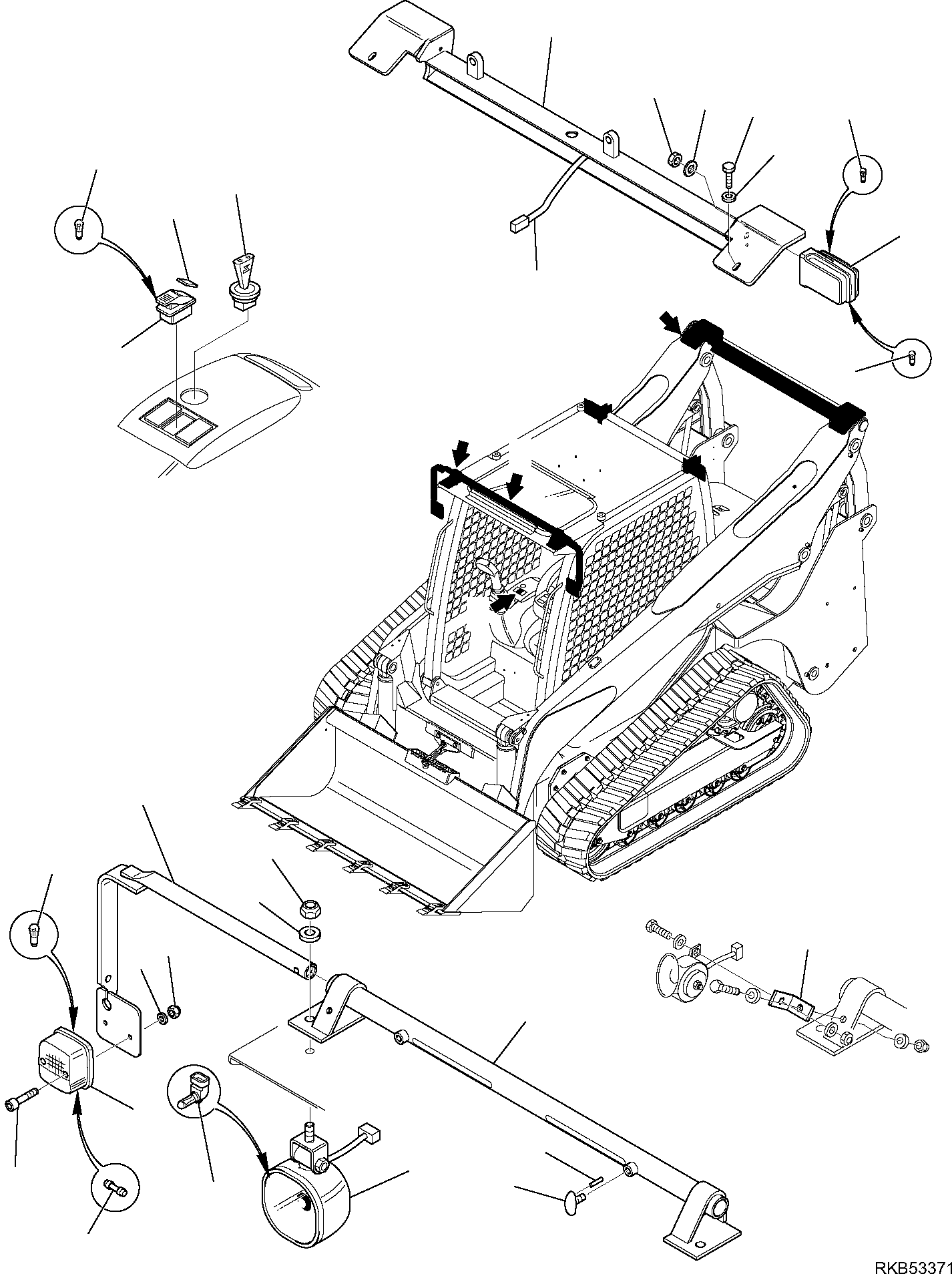 Опора 37C-70-17710 KOMATSU