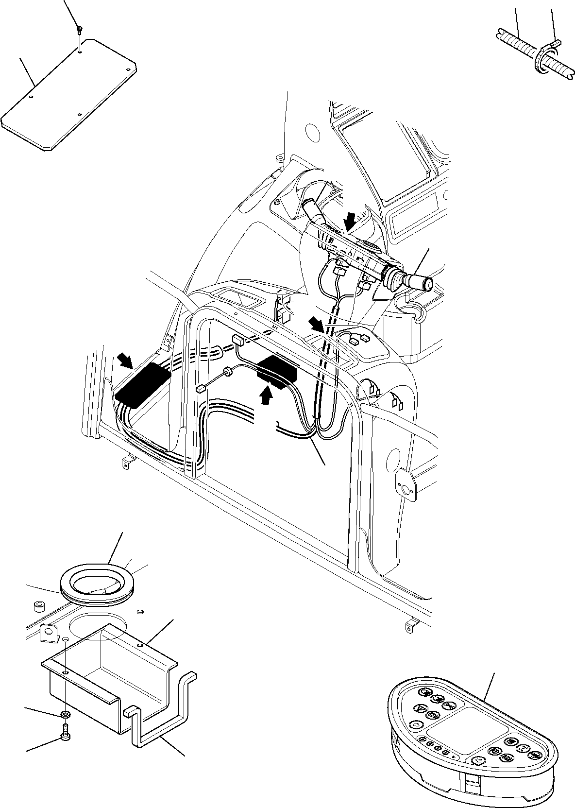 WIRING HARNESS, FRONT 42N-06-11210 KOMATSU
