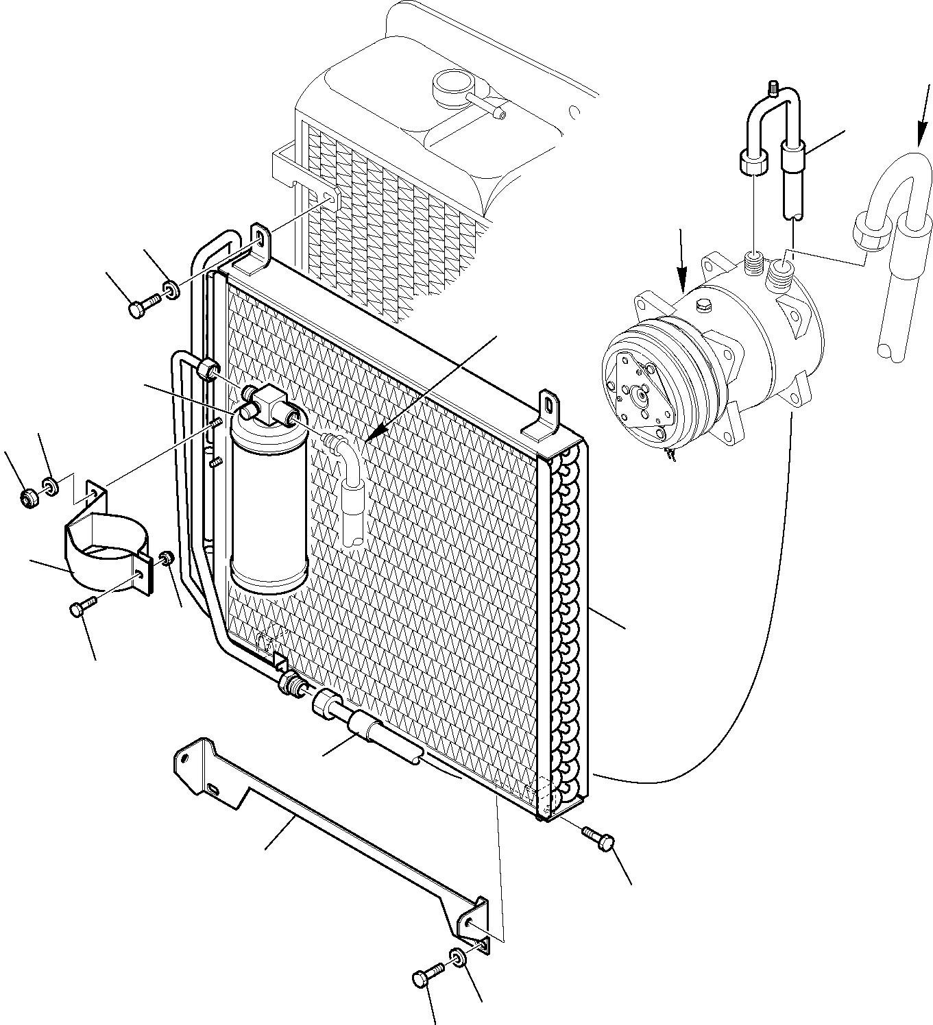 CONDENSER, ASSEMBLY 42N-07-11141 KOMATSU