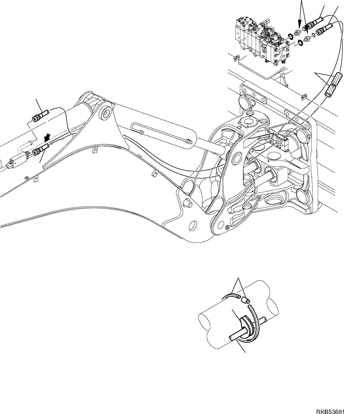 Шланг 42N-62-16650 KOMATSU