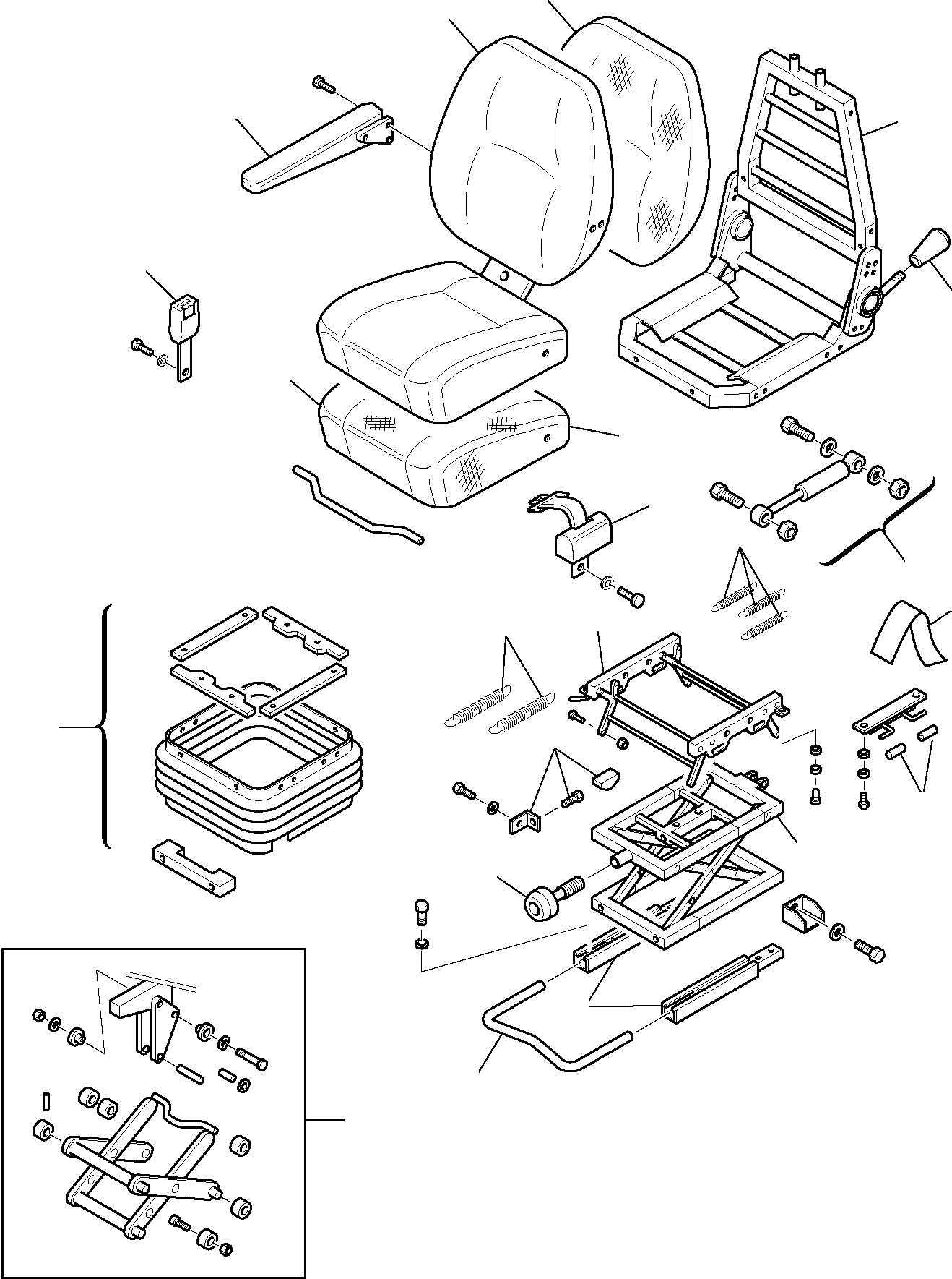 SEAT BELT, ASSEMBLY AS177785 KOMATSU