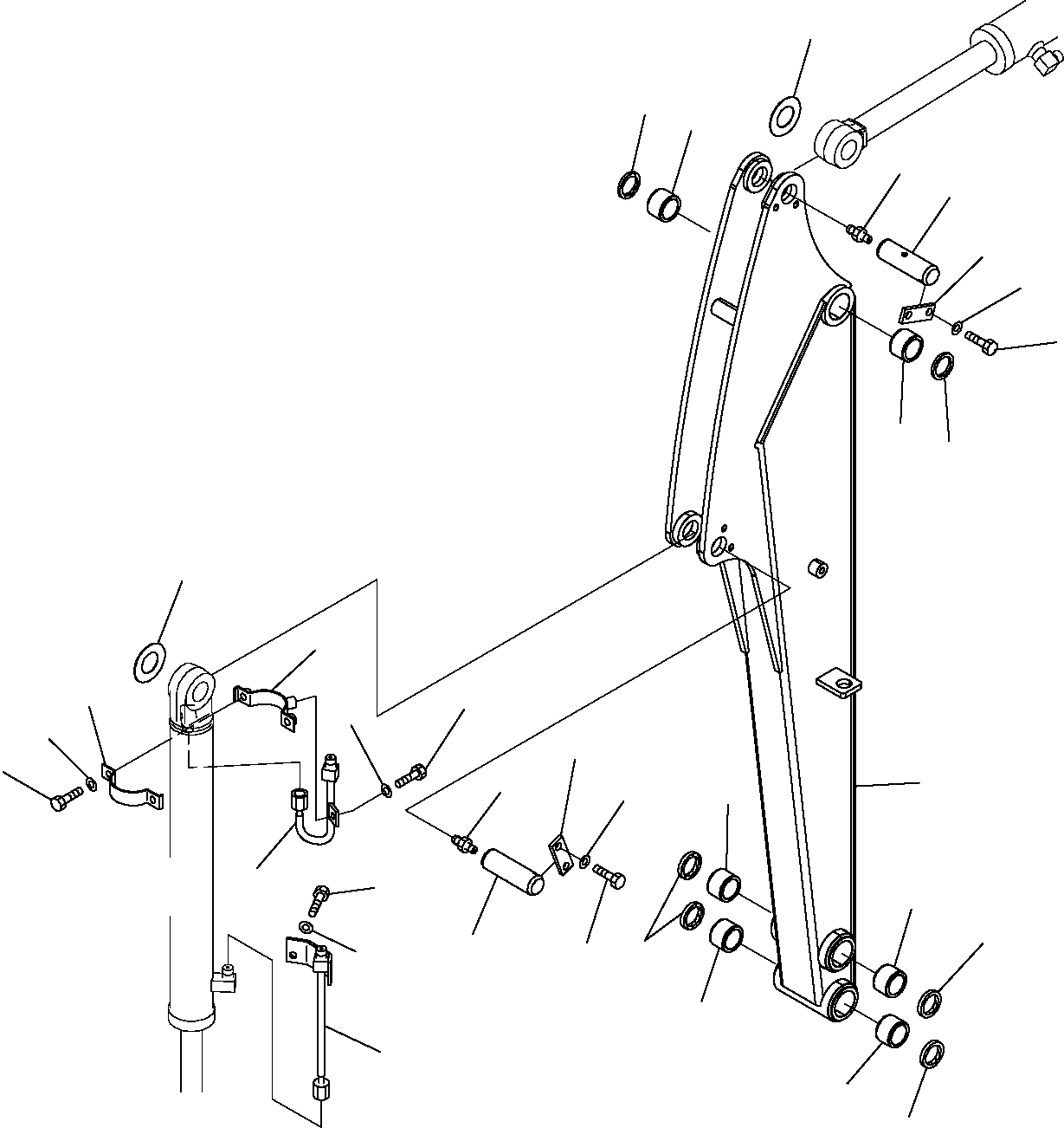 LONG ARM, ASSEMBLY 22J-943-R601 KOMATSU