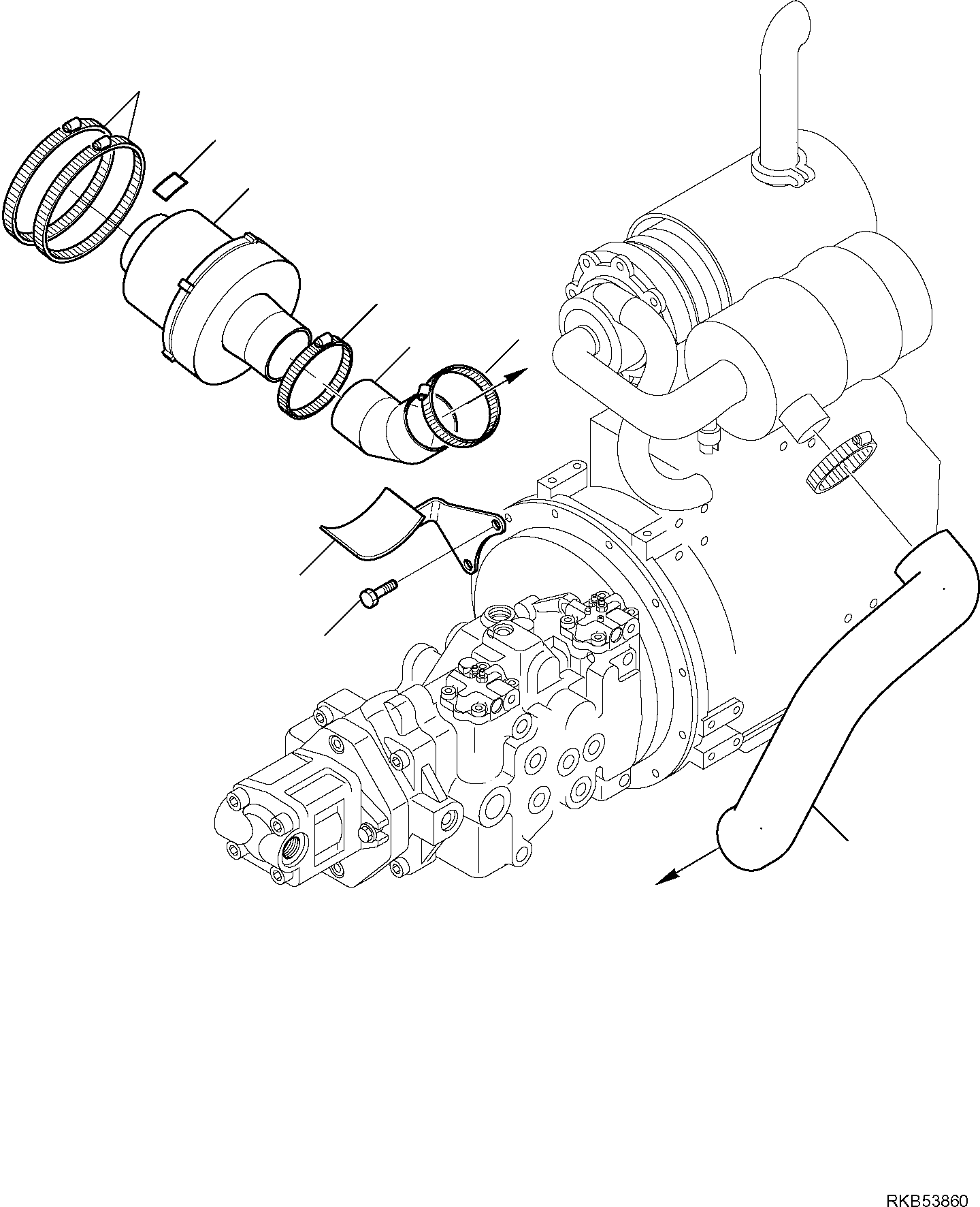 Кронштейн 37C-01-12111 KOMATSU