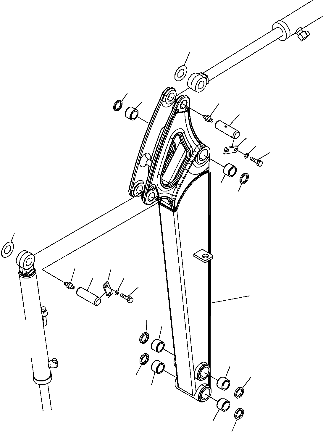 ARM, L=965 MM 22J-70-R5212 KOMATSU
