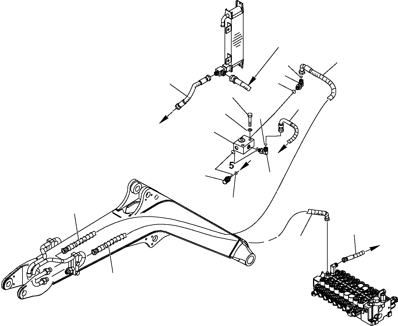 Шланг 20M-973-9221 KOMATSU