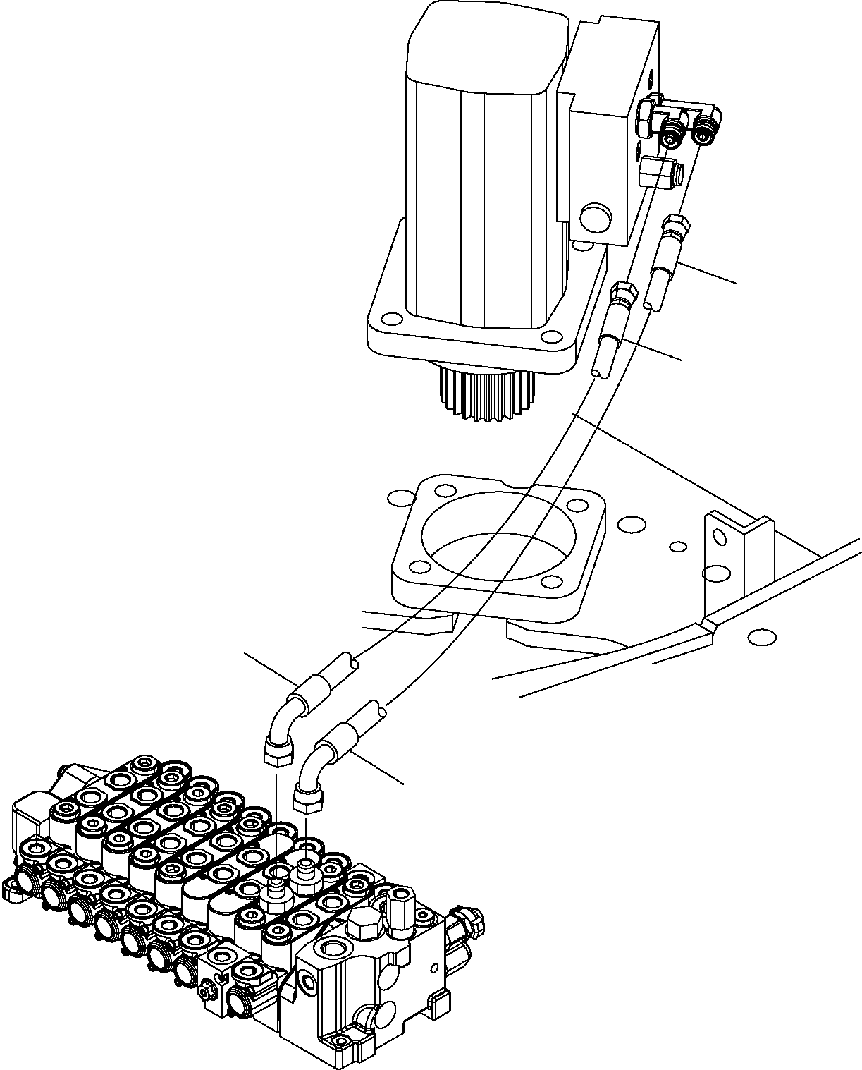 Шланг 20W-62-92760 KOMATSU