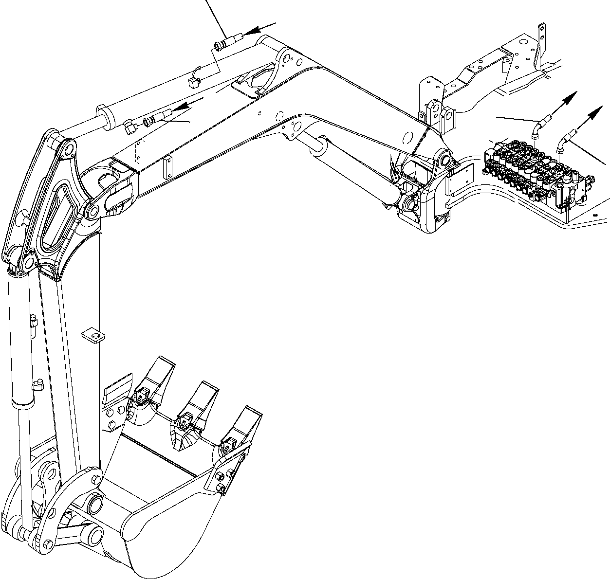 Шланг 20W-62-92641 KOMATSU