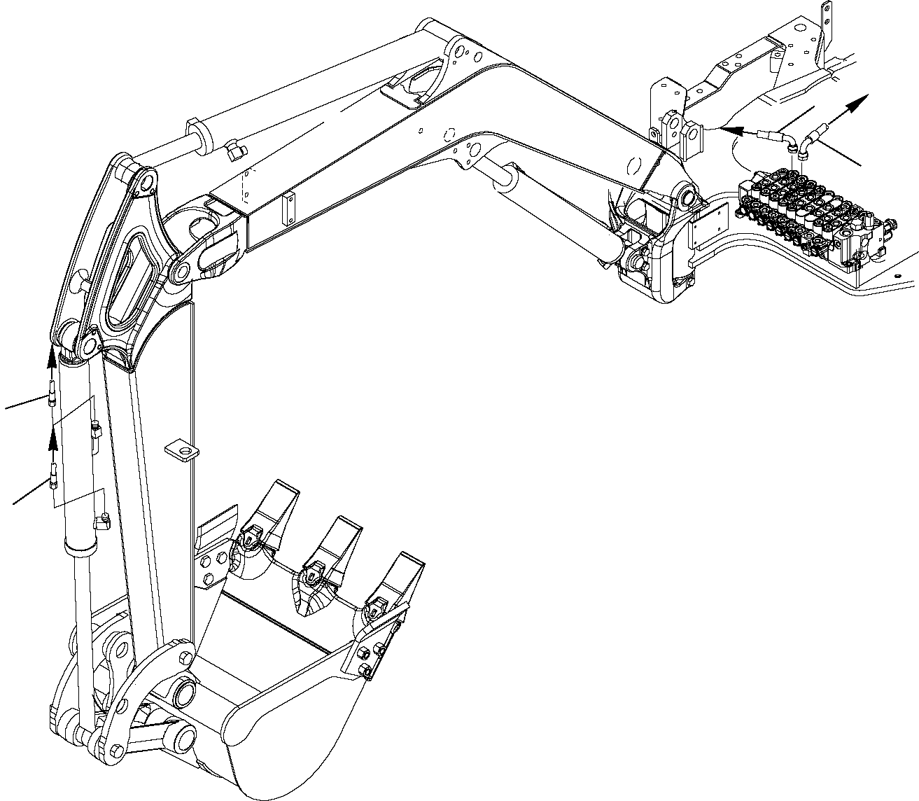 Шланг 2A1-62-13220 KOMATSU