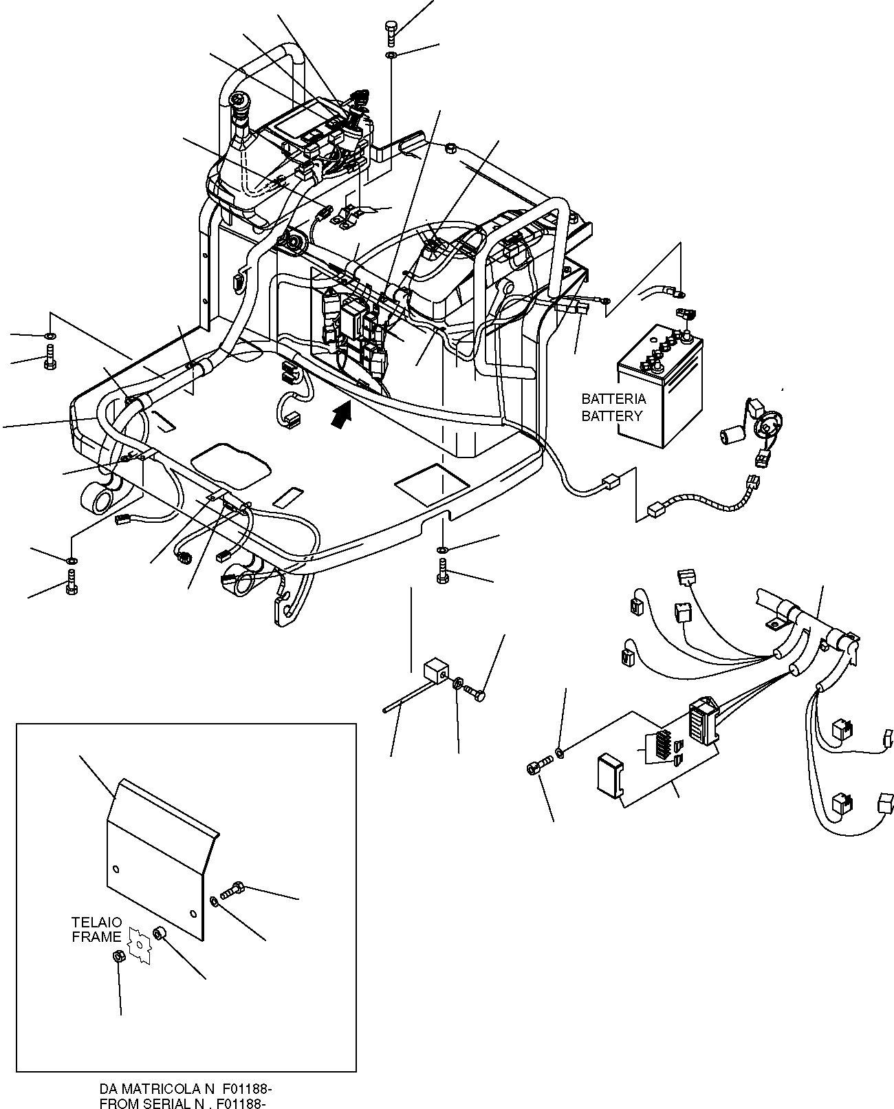 Жгут проводов 22J-06-R6111 KOMATSU