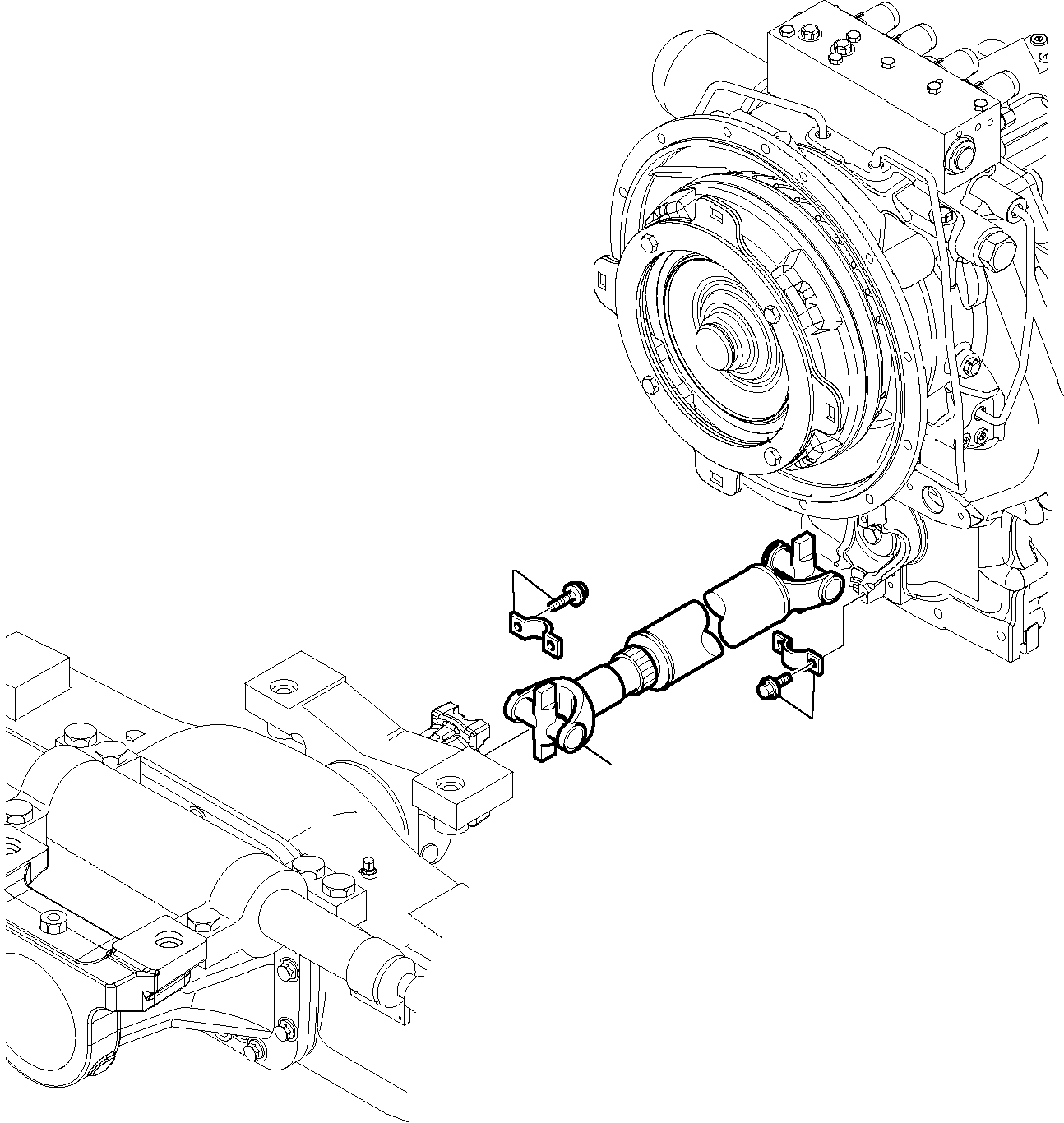 CARDAN SHAFT, FRONT 42N-20-11400 KOMATSU
