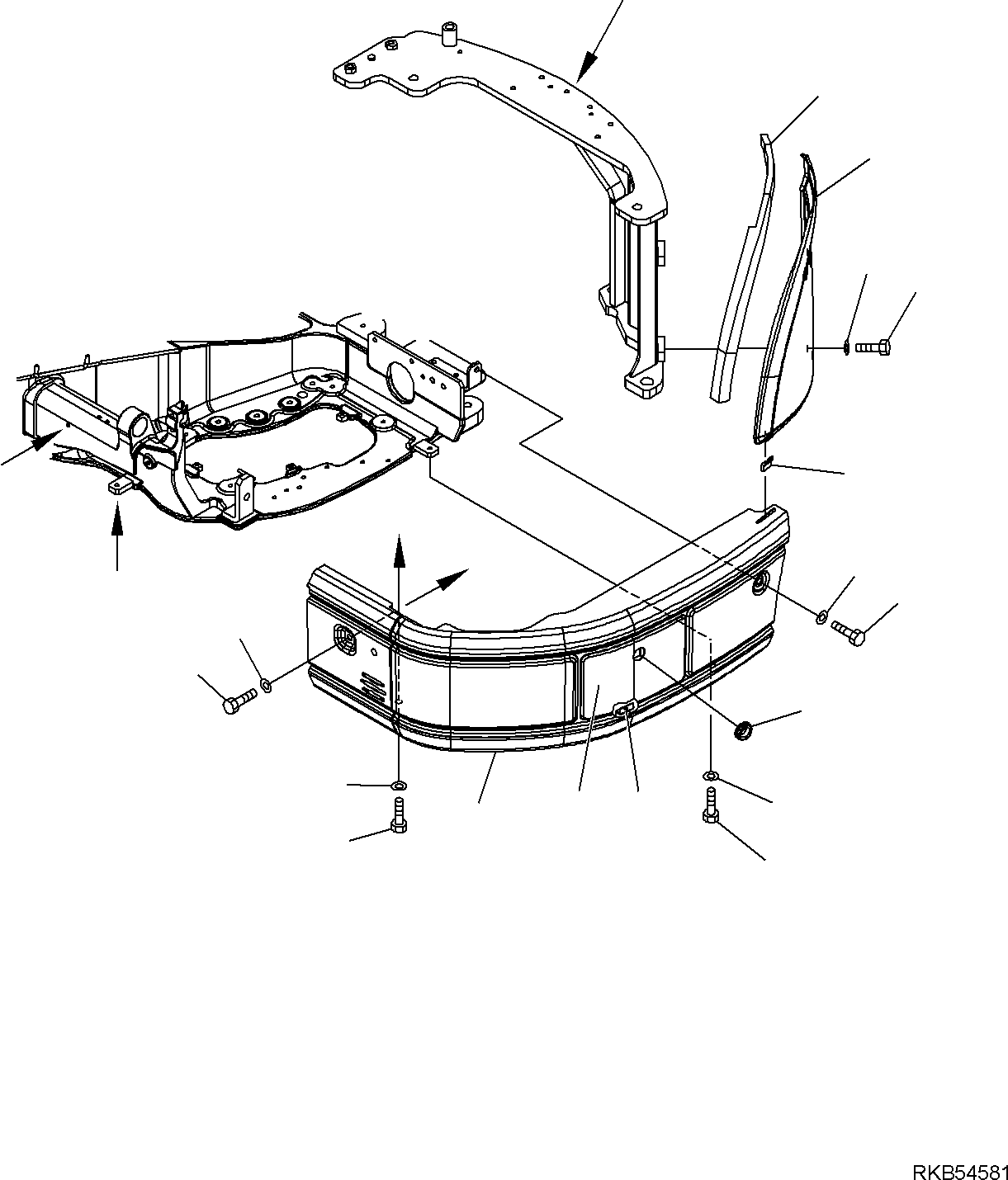 COVER, ASSEMBLY 22K-54-28110 KOMATSU
