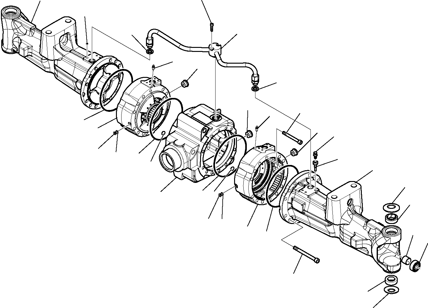 REAR AXLE, ASSEMBLY 42N-23-11301 KOMATSU