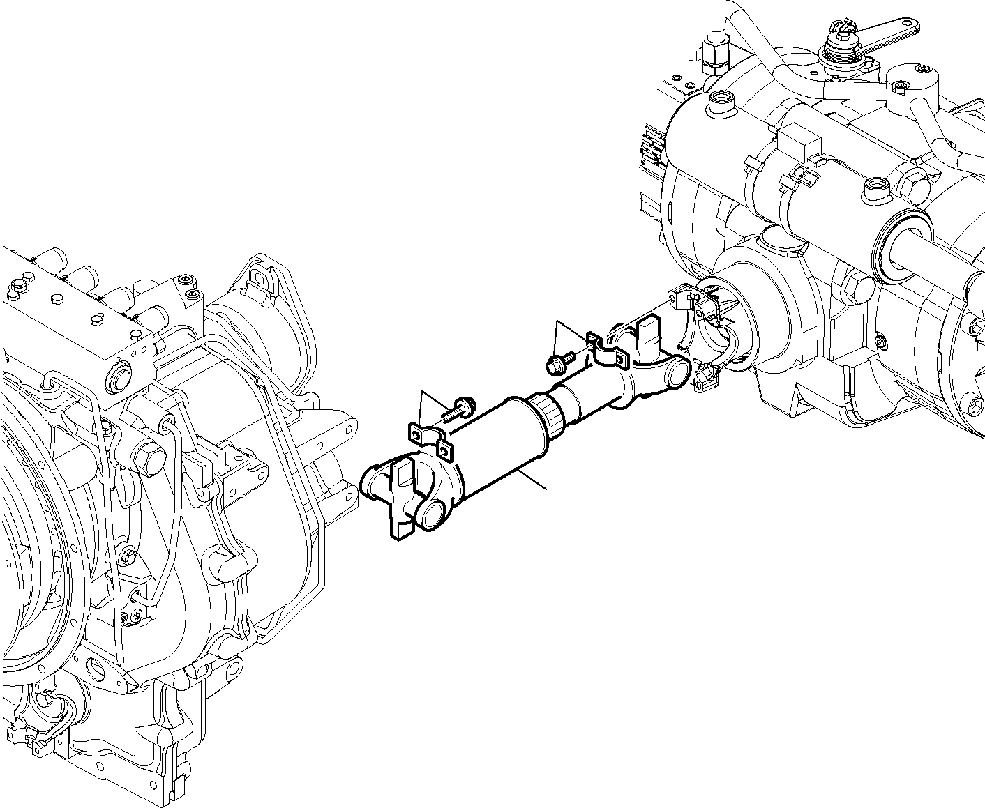 CARDAN SHAFT, REAR 42N-20-11310 KOMATSU