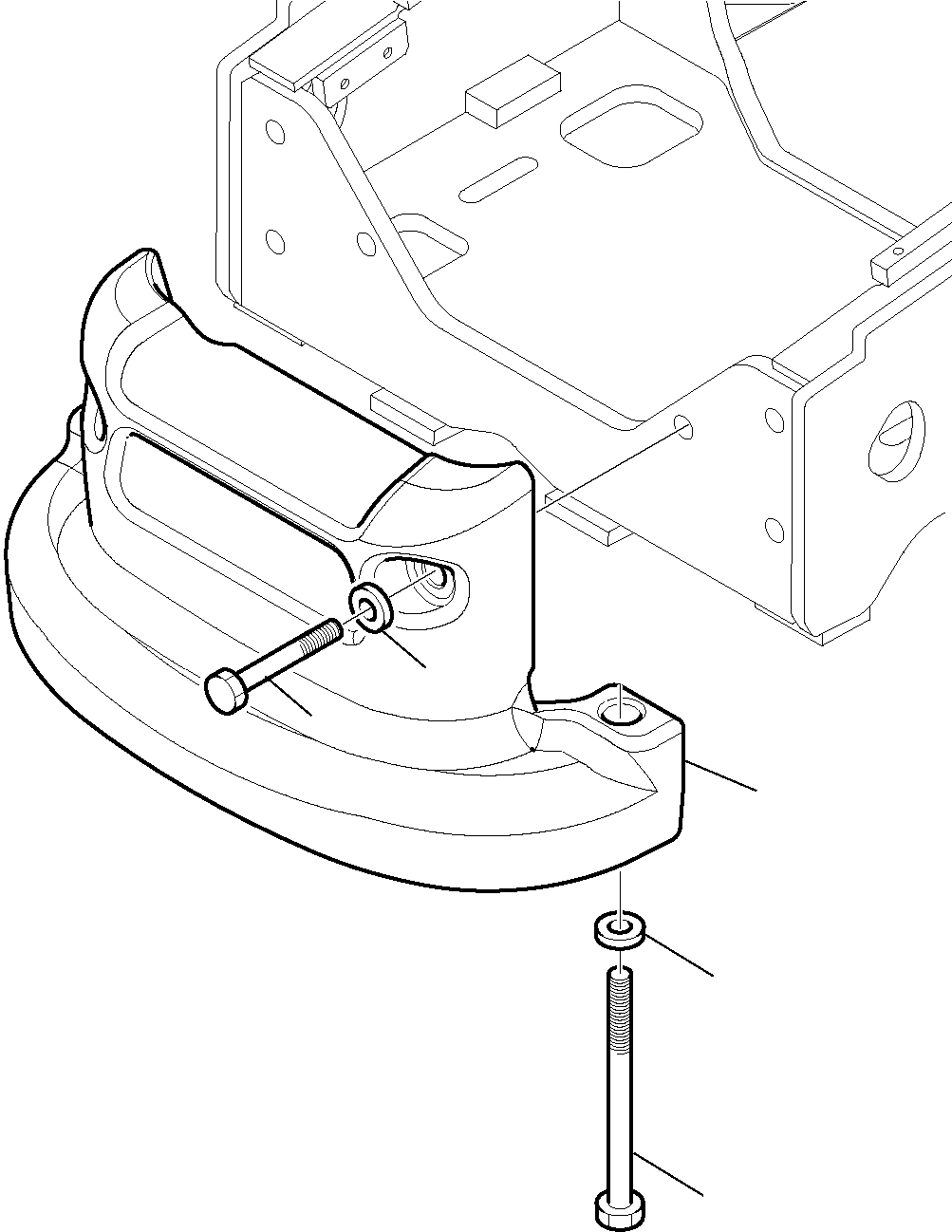 COUNTER WEIGHT 42N-69-11311 KOMATSU