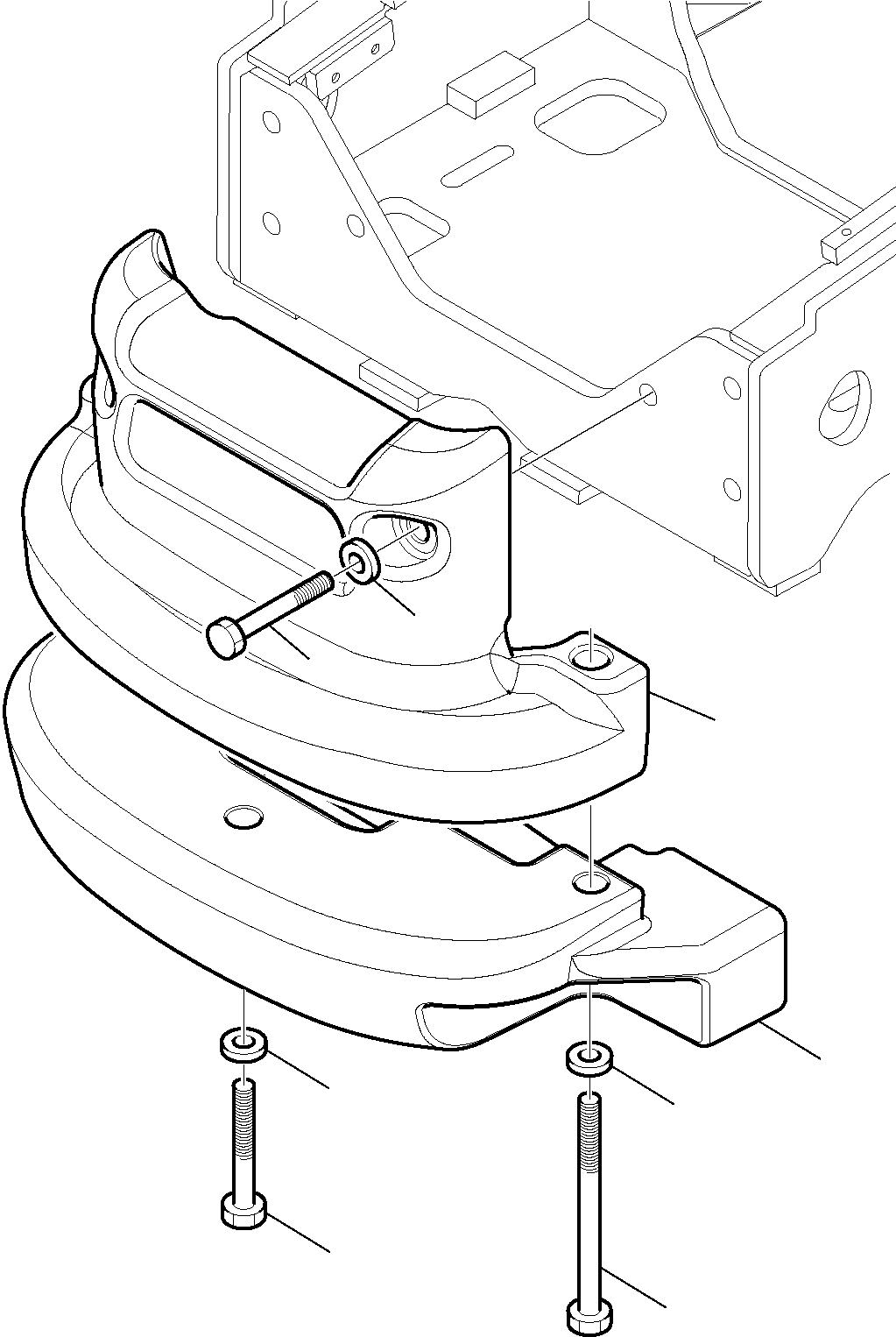 COUNTER WEIGHT 42N-69-11320 KOMATSU