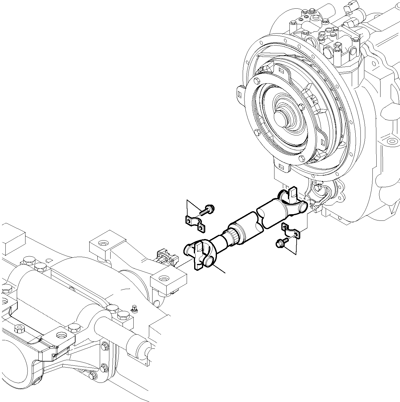 CARDAN SHAFT, FRONT 42N-20-11410 KOMATSU