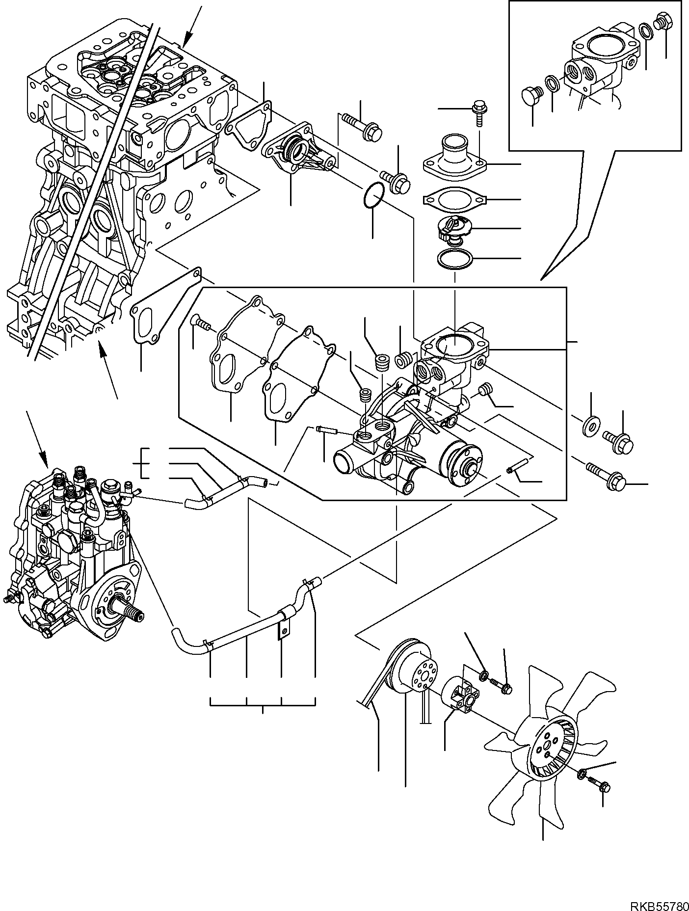 FAN, COOLING 37B-01-11540 KOMATSU