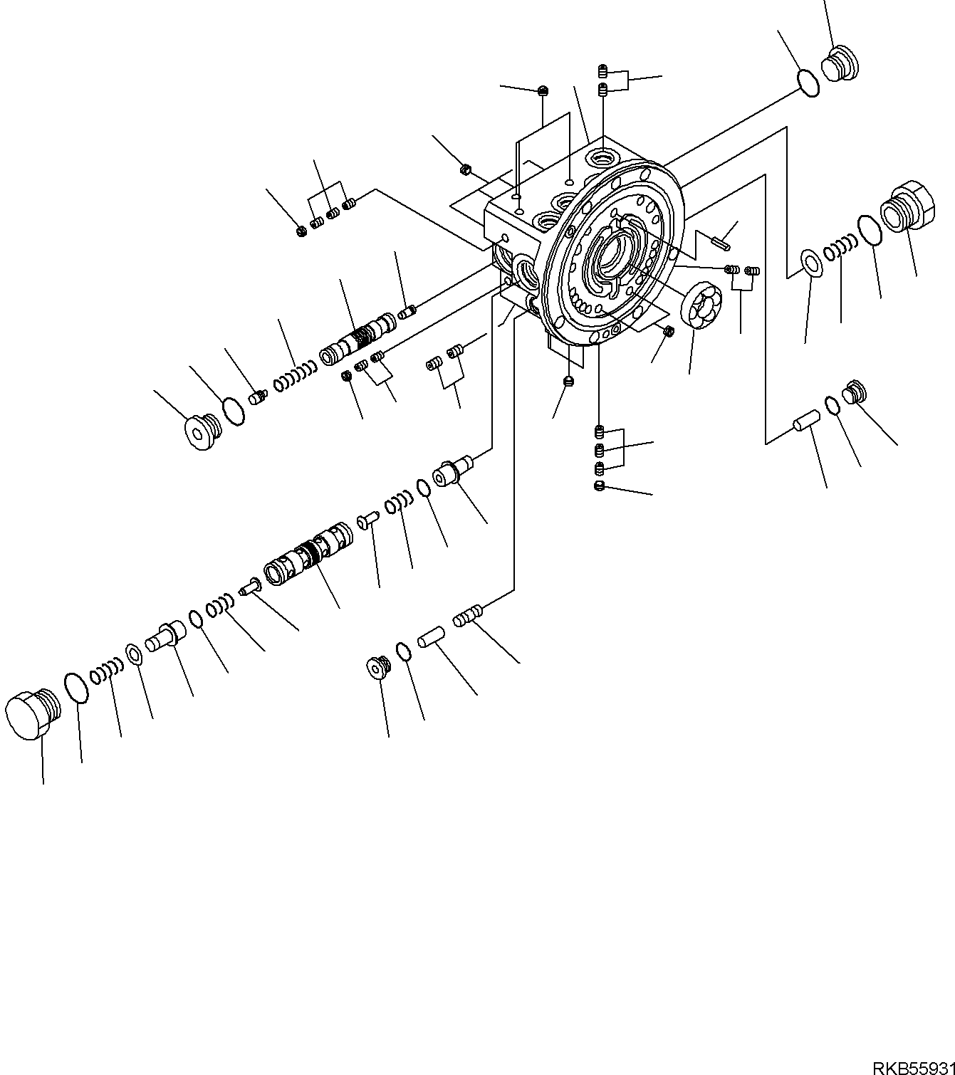 Пробка FUFZS2065180 KOMATSU