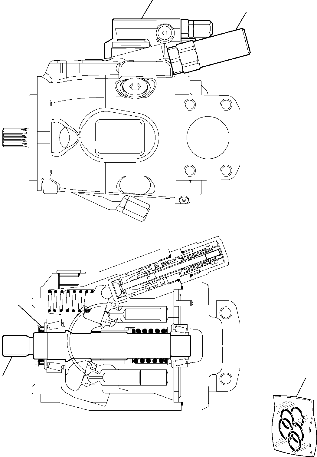 Комплект прокладок 840225347 KOMATSU