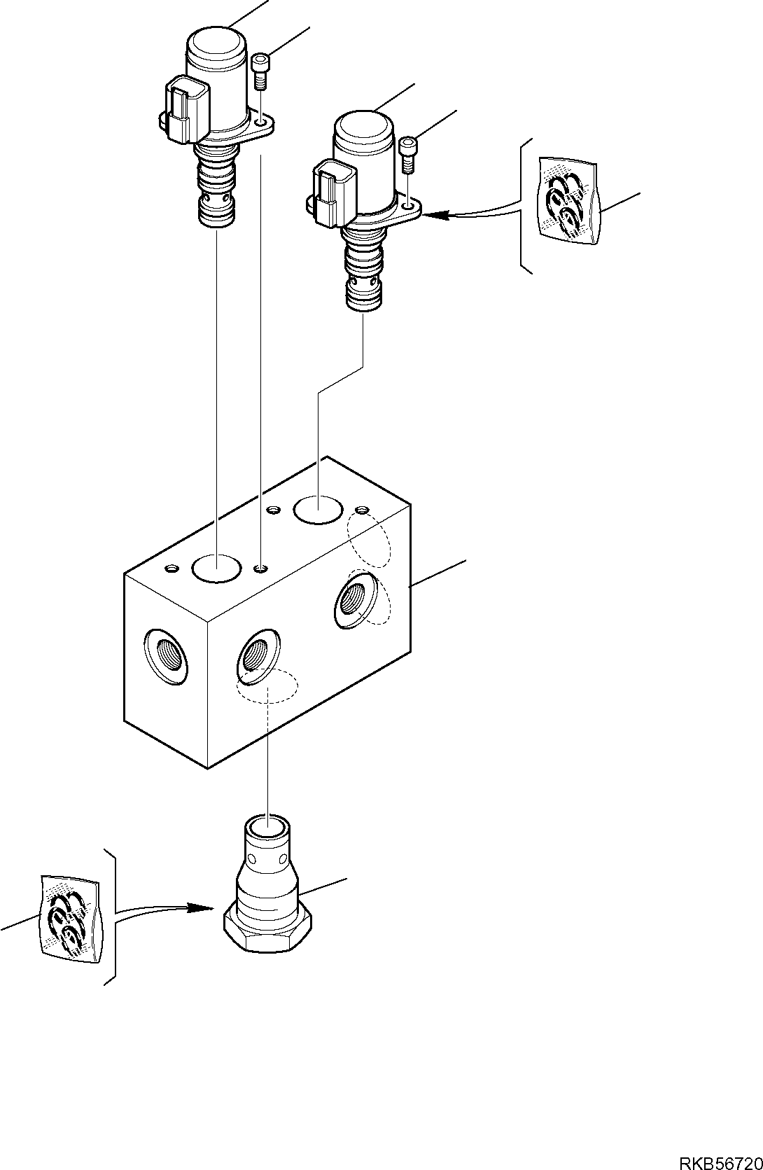 SOLENOID VALVE, ASSEMBLY 22F-60-R3402 KOMATSU
