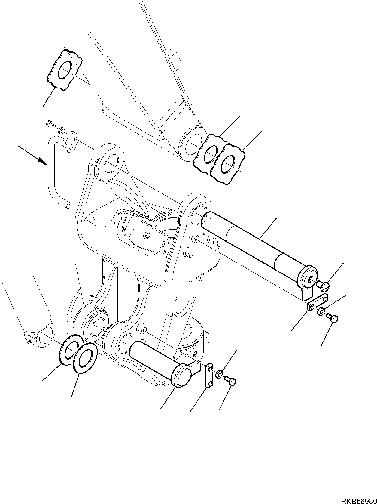 Палец 21W-70-R8250 KOMATSU