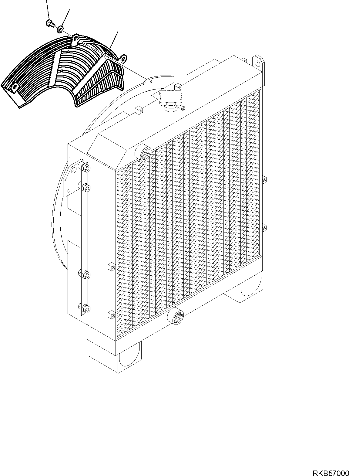 Ограждение 21W-03-R3110 KOMATSU