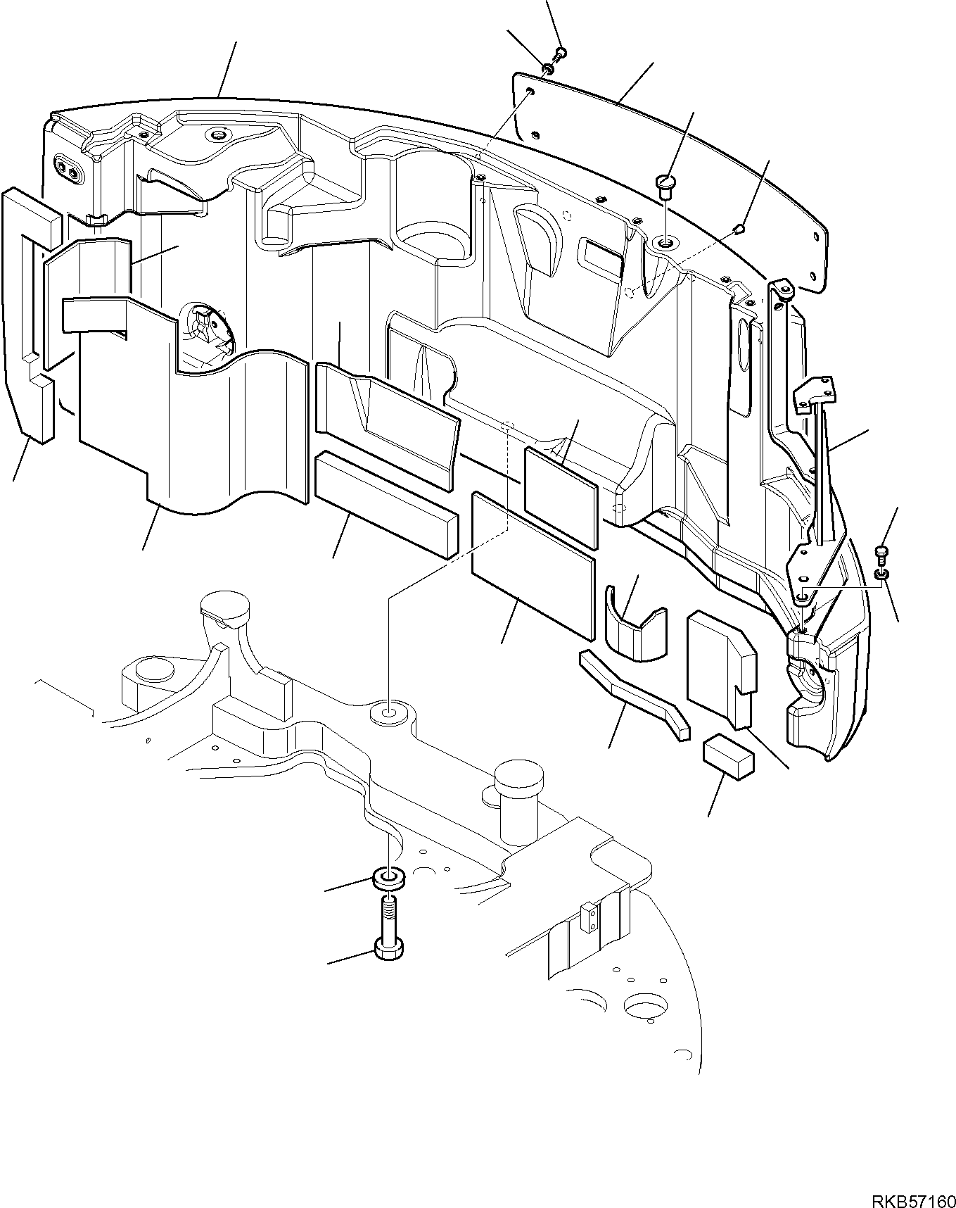 Лист 21W-46-48340 KOMATSU